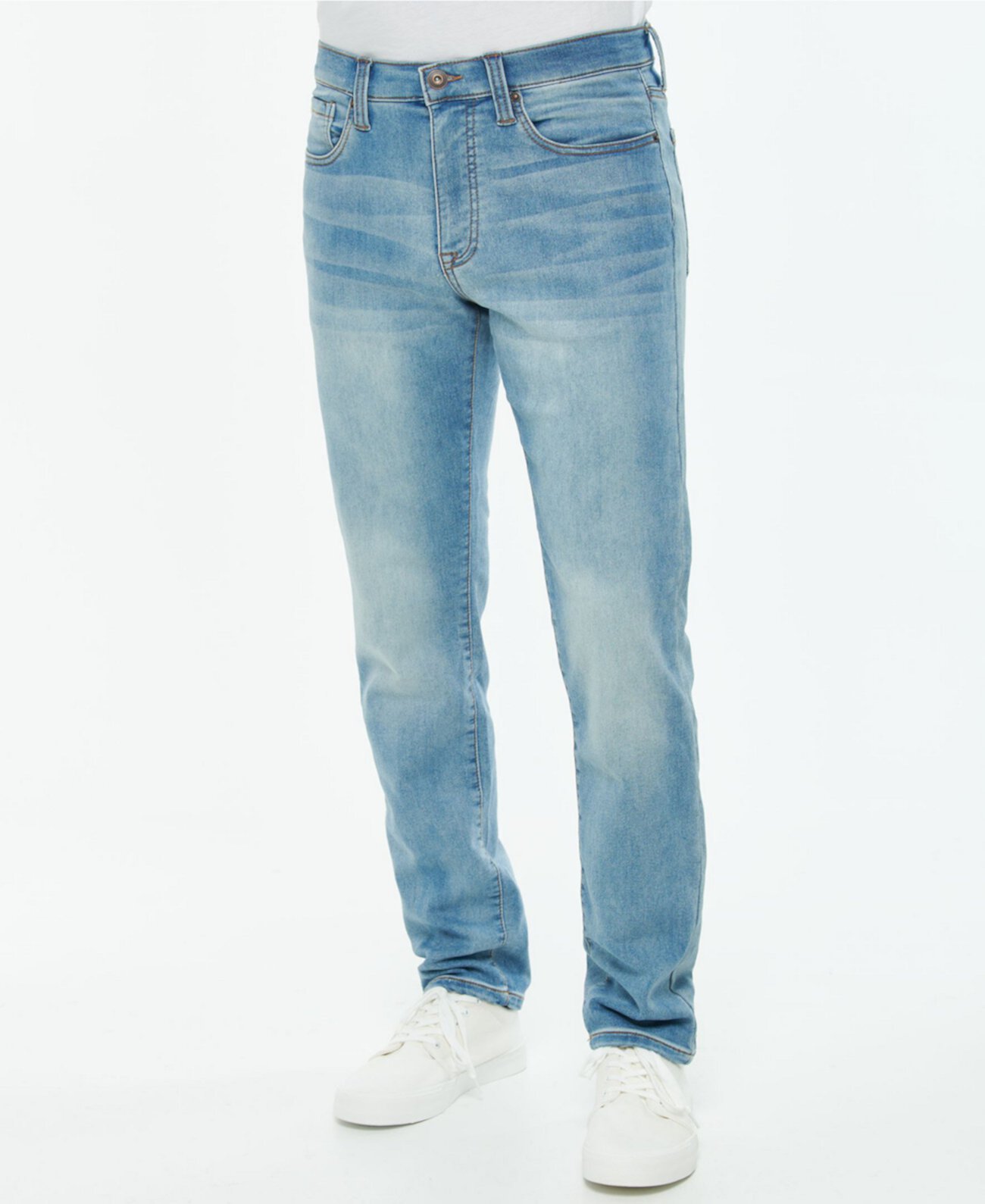 Мужские джинсы скинни из гибкого денима с максимальным комфортом Lazer