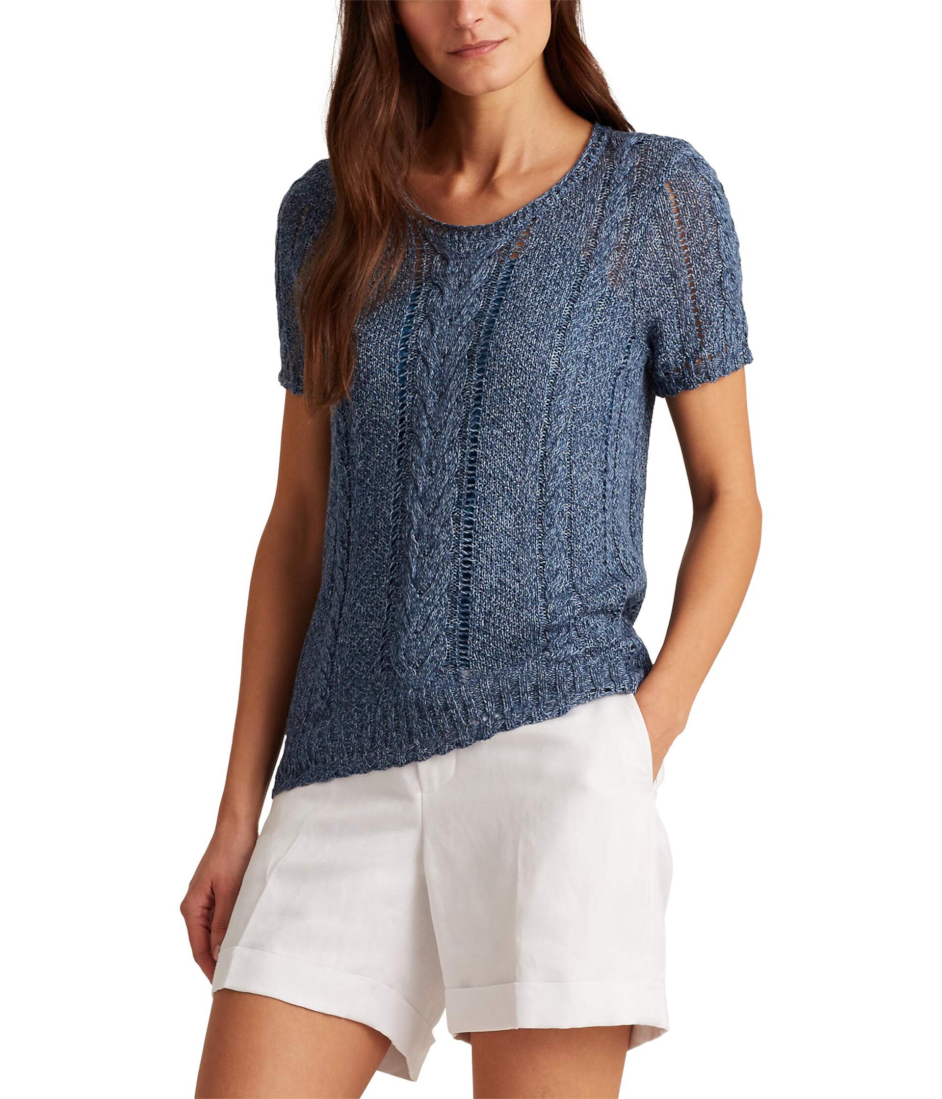Dalomita Cable Knit Linen Blend Sweater Ralph Lauren