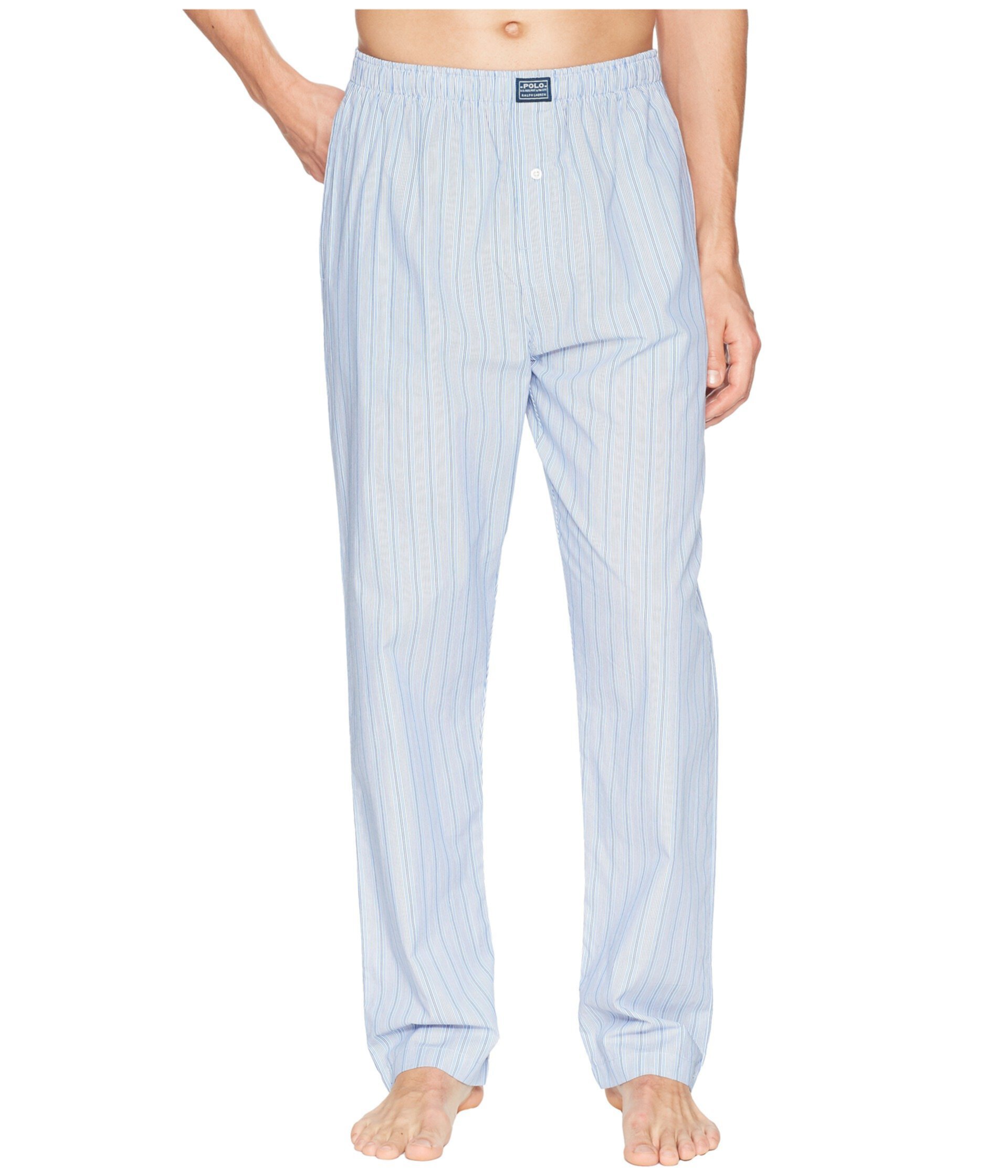 Пижамные брюки в тканую полоску Polo Ralph Lauren