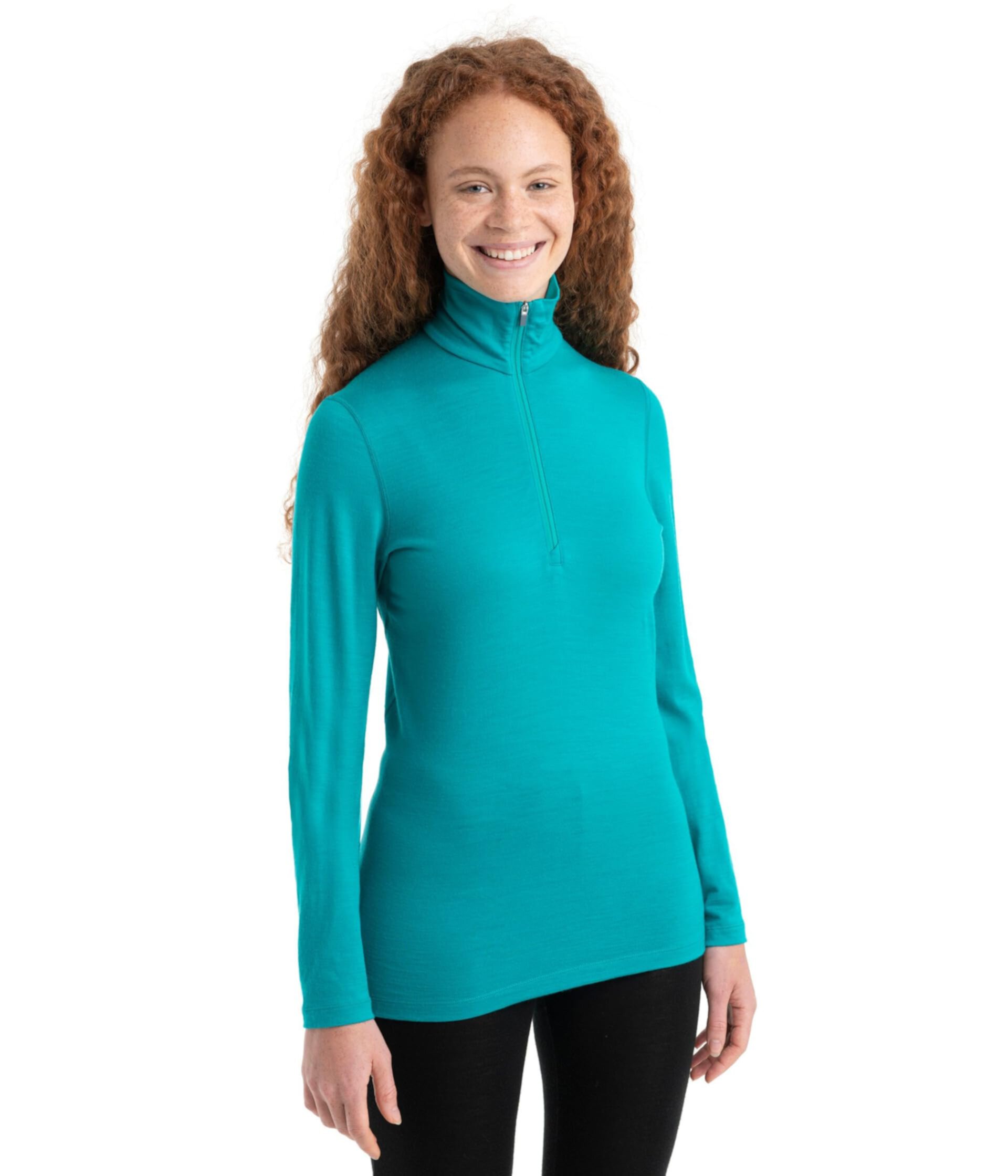 Женская Спортивная Одежда Icebreaker Oasis Long Sleeve Half Zip Icebreaker