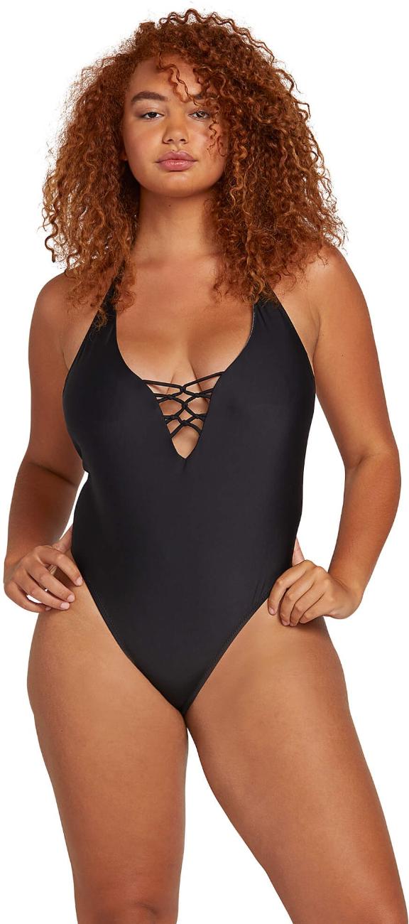 Simply Solid One-Piece Swimsuit - Women's Plus Sizes Volcom