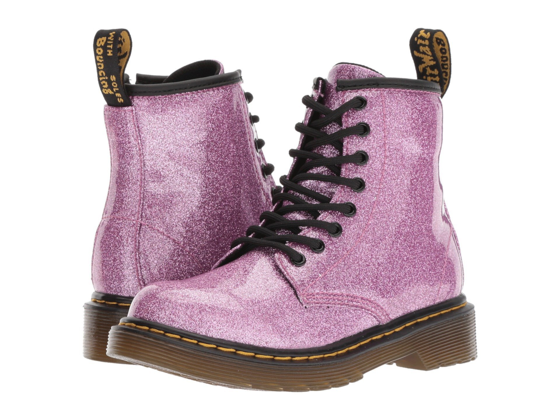 Детские ботинки Dr. Martens 1460 Patent Glitter Junior Delaney Dr. Martens