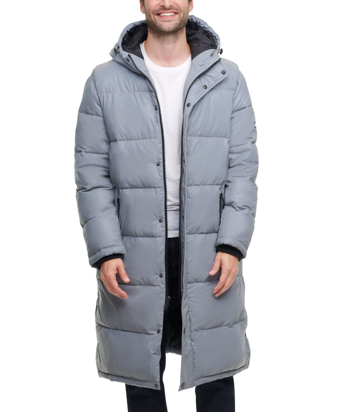 Мужская куртка Parka с длинным капюшоном, созданная для Macy's DKNY