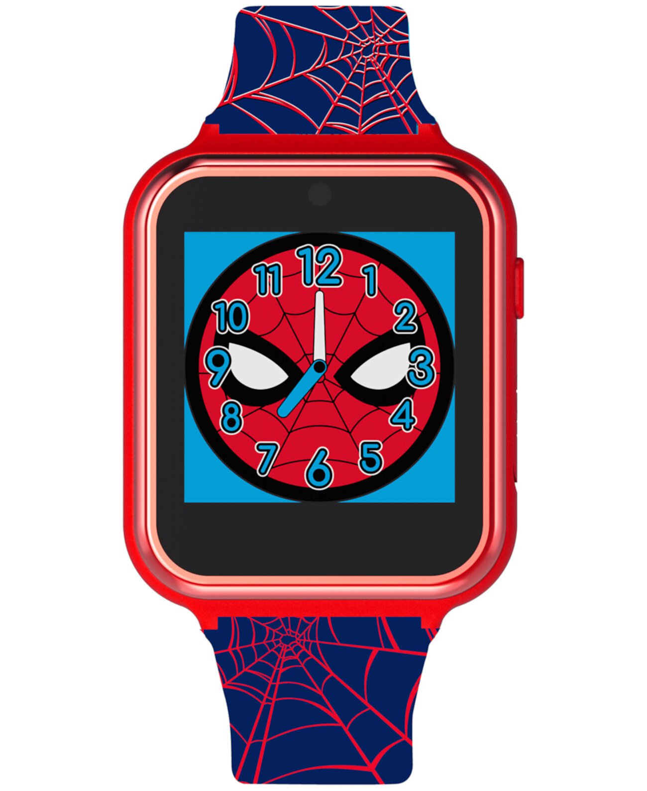 Умные часы Kid's Spiderman с черным силиконовым ремешком 46x41 мм ACCUTIME