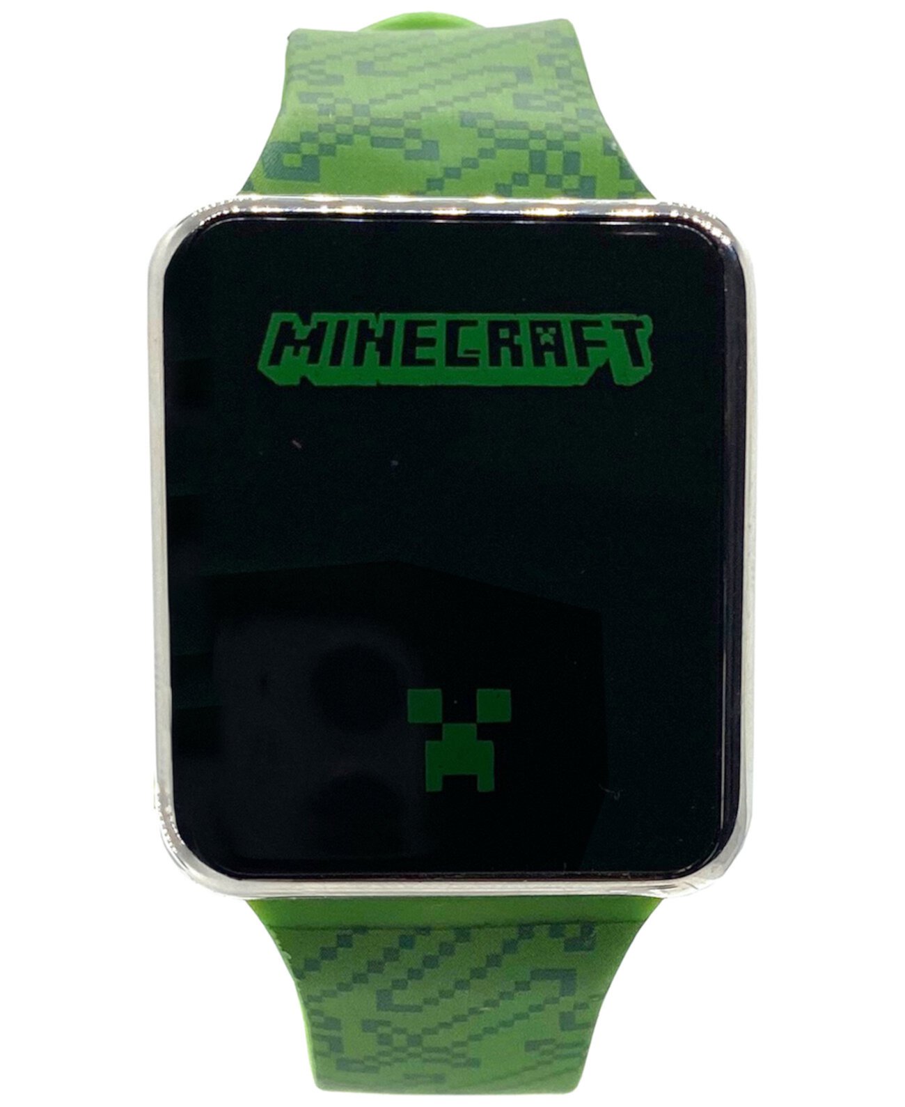Детские часы Minecraft Green с сенсорным экраном на силиконовом ремешке 36x33 мм ACCUTIME