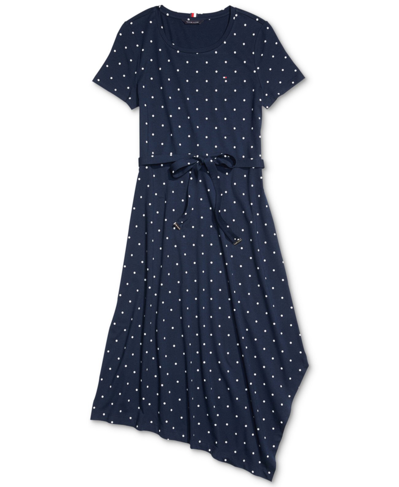 Dot-Print Asymmetrical Dress Tommy Hilfiger