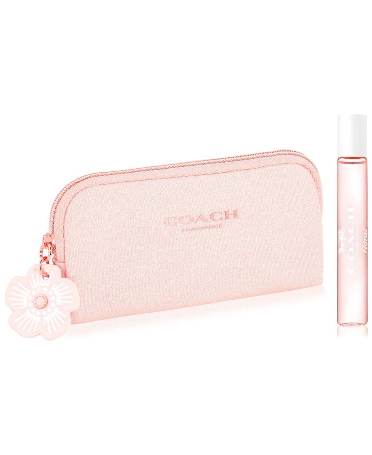 Receive a complimentary Coach Floral Eau de Parfum Purse Spray and Pouch Duo with the purchase of any large spray from the Coach Women's Fragrance collection COACH