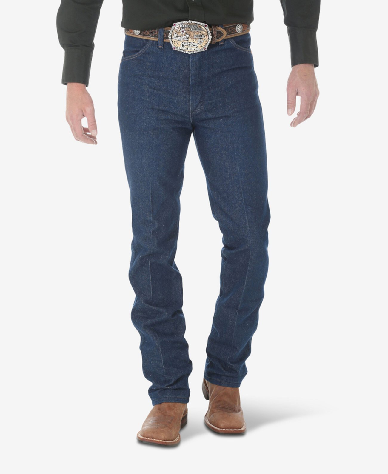 Мужские зауженные прямые джинсы ковбойского кроя с прямыми штанинами Wrangler