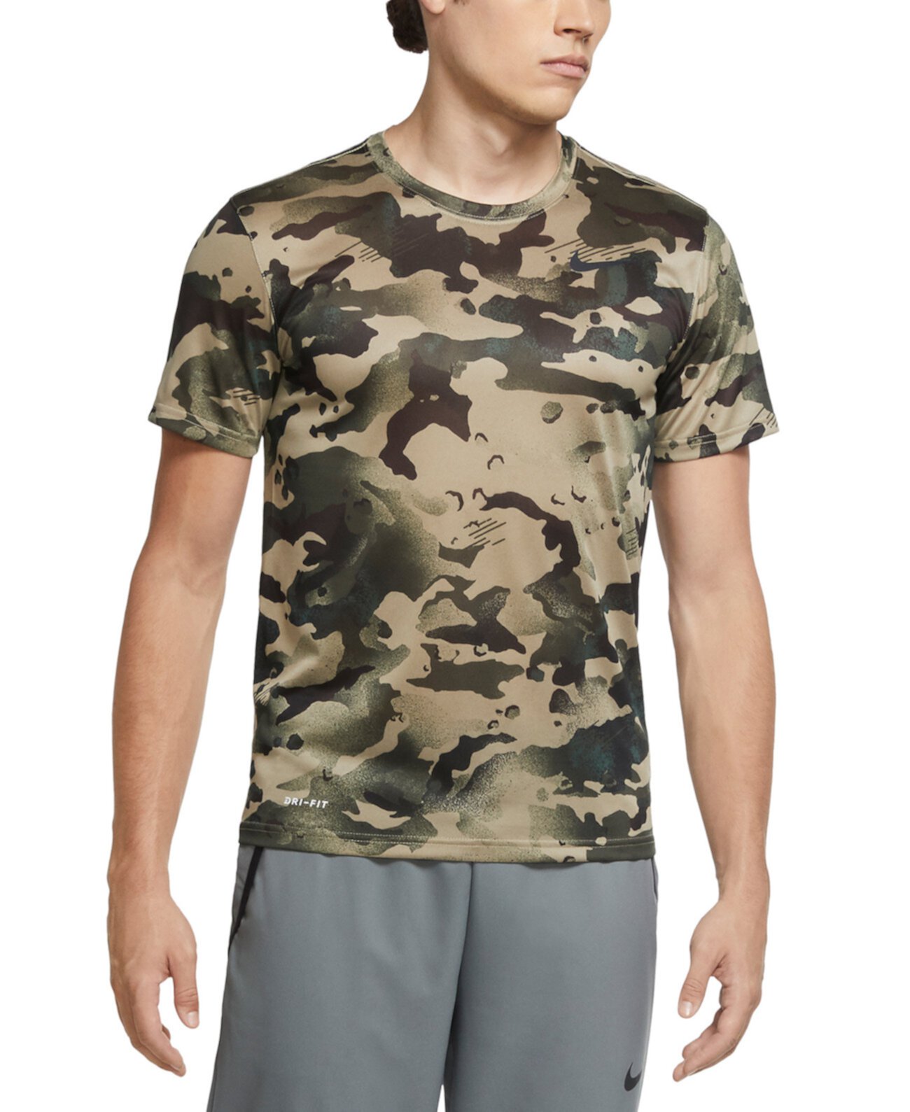 Камуфляж с коротким рукавом. Nike t Shirt Camo.