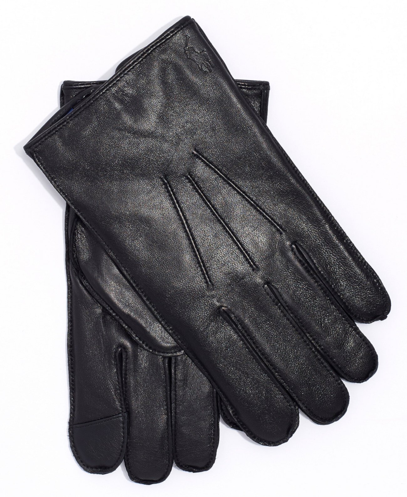Мужские водоотталкивающие кожаные перчатки Polo Ralph Lauren