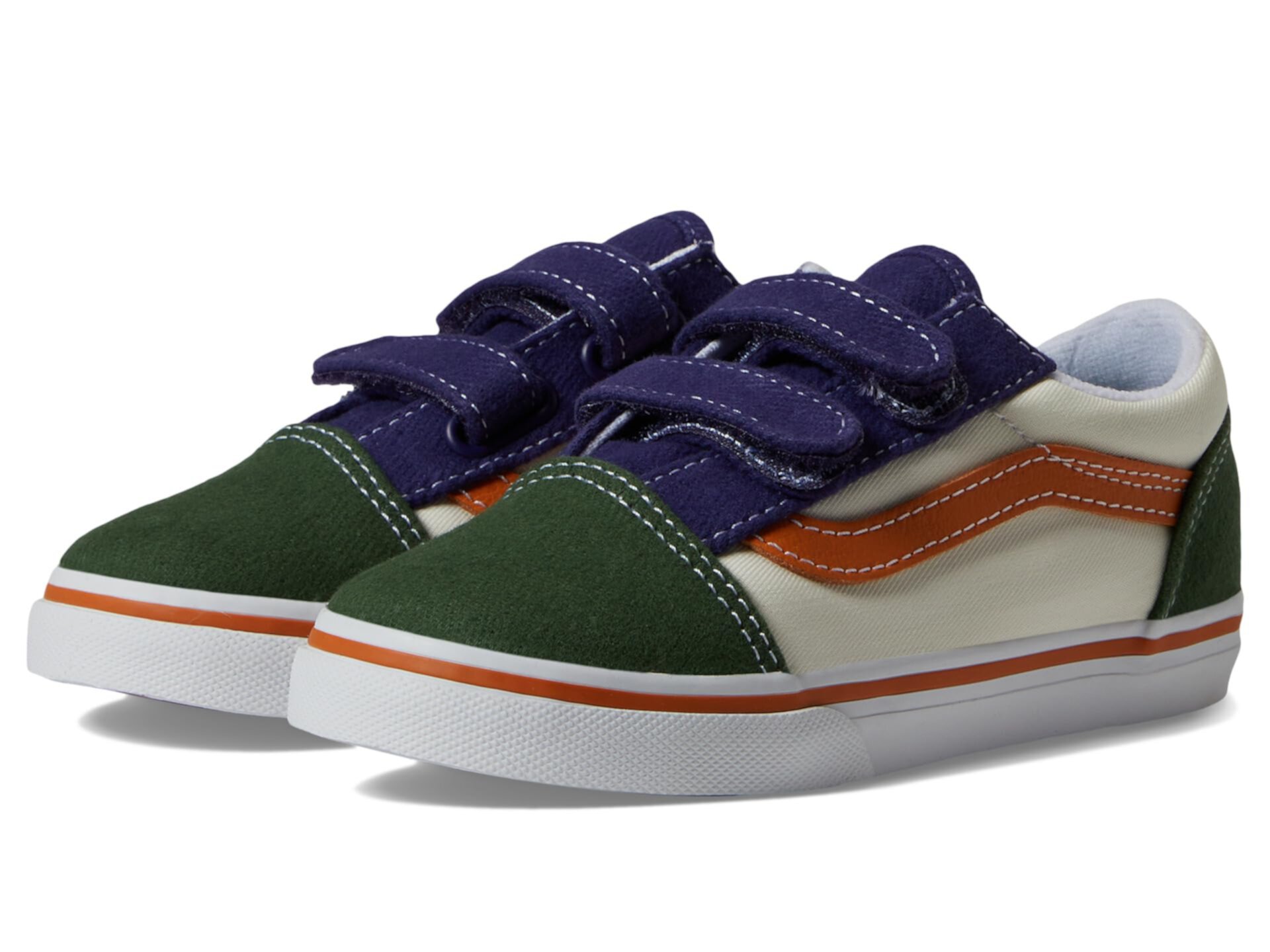 Детские кроссовки Vans Old Skool™ V с двойной застежкой и удобной амортизацией Vans