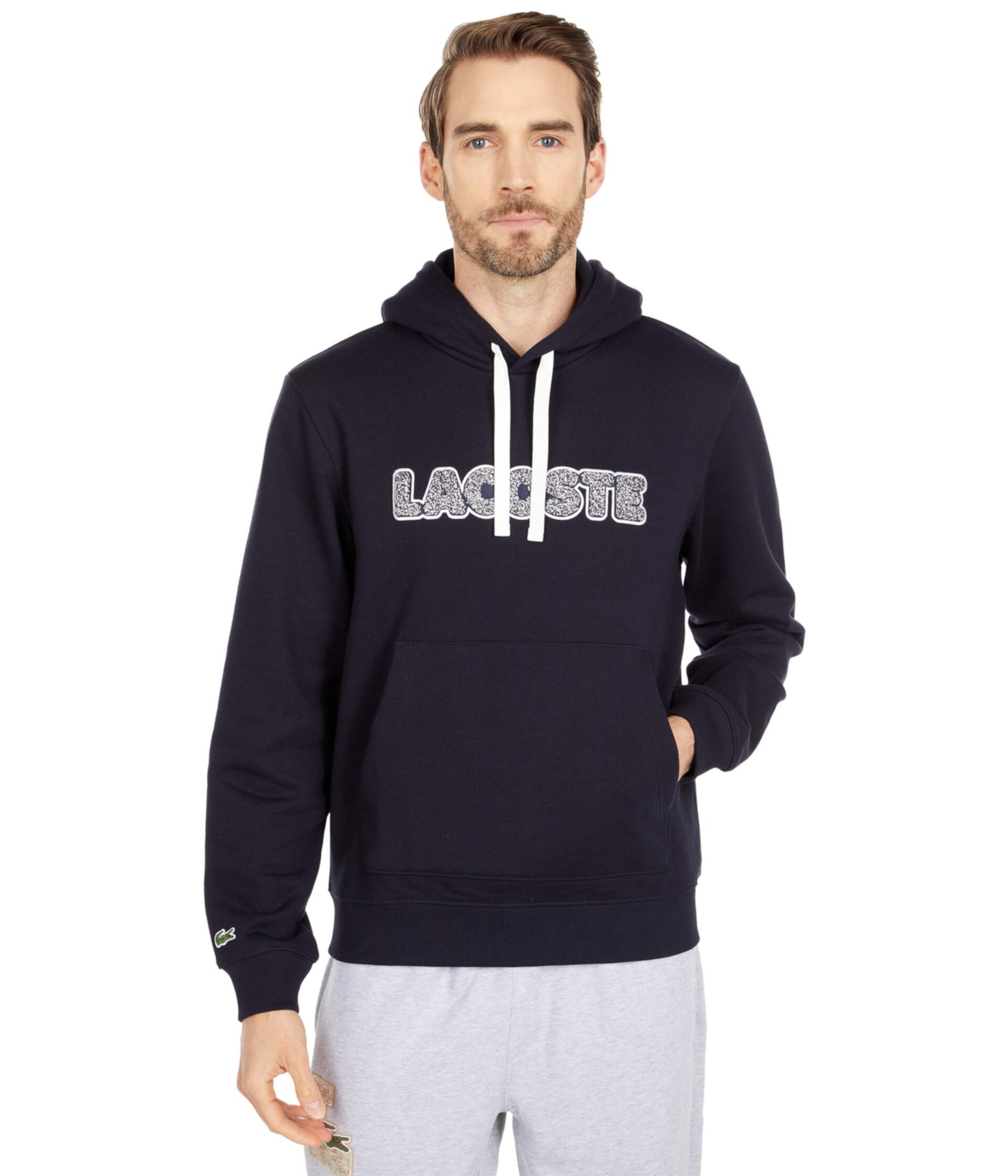 Long Sleeve Graphic Hoodie Lacoste