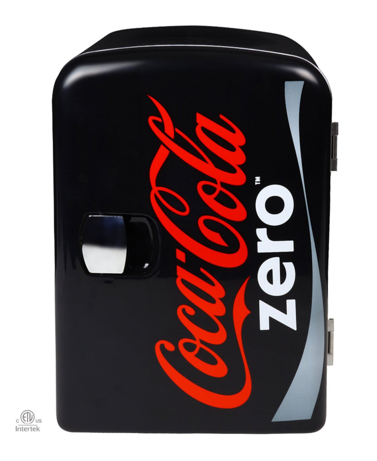 Coca-Cola Zero Portable 6 Can Thermoelectric Mini Fridge Cooler / Warmer, емкость 4 л / 4,2 кварты, 12 В постоянного тока / 110 В переменного тока для дома, общежития, автомобиля, лодки, напитков, закусок, средств по уходу за кожей, косметики, лекарств Koolatron
