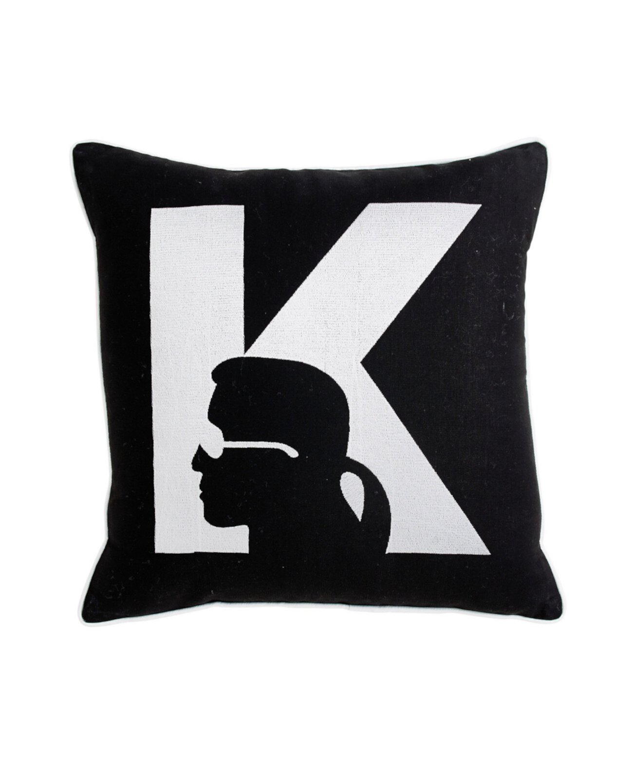Декоративная подушка Silhouette, 18 x 18 дюймов Karl Lagerfeld Paris