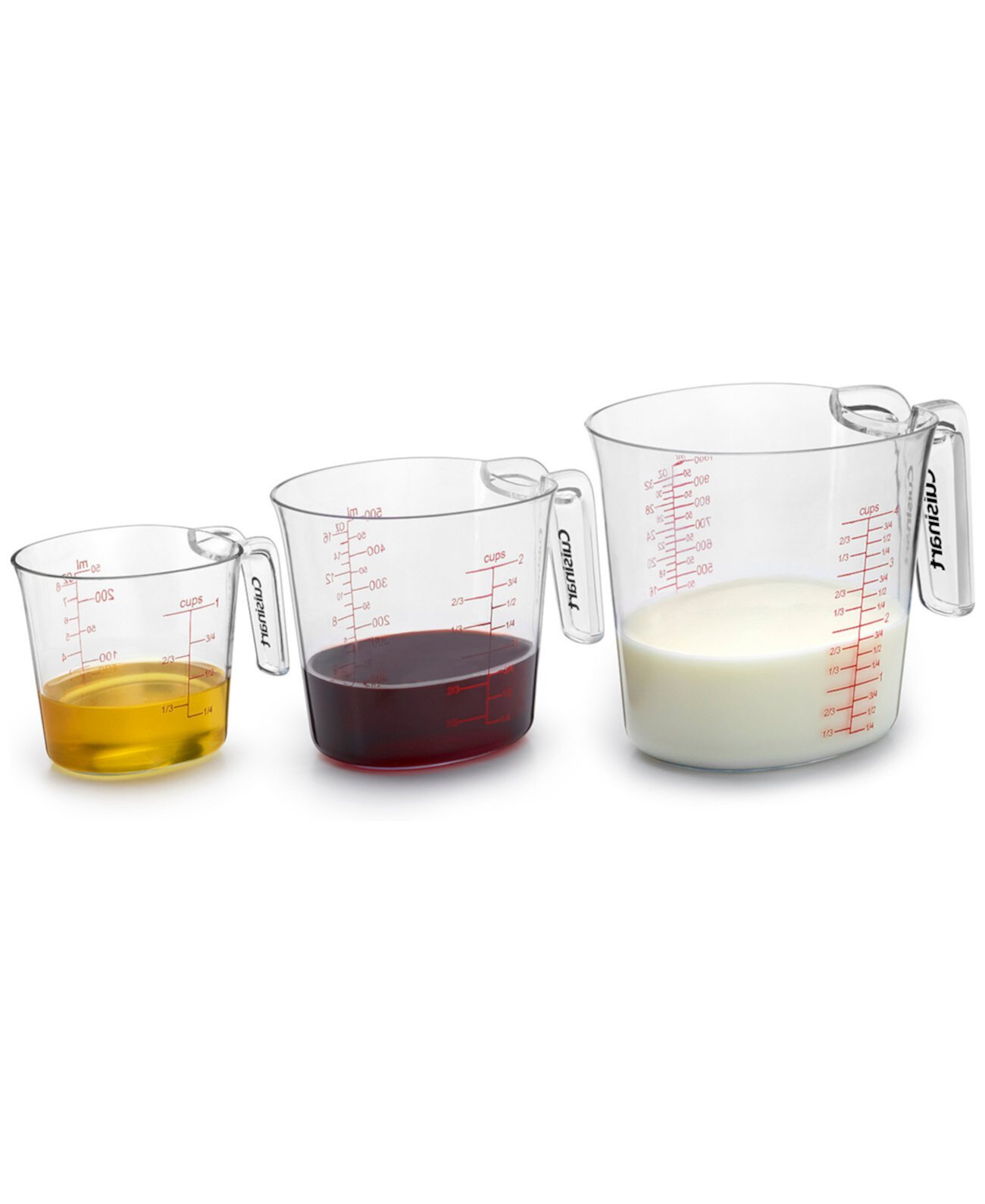 Мерные стаканы Nesting для жидкости, набор из 3 шт. Cuisinart