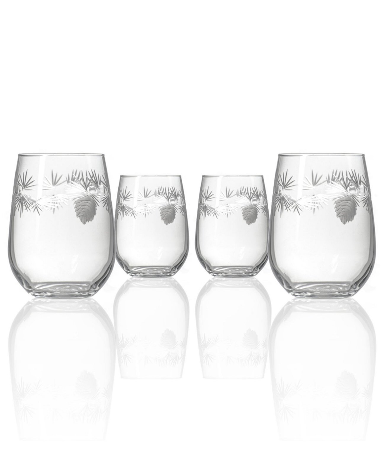 Icy Pine Stemless 17Oz - Набор из 4 стаканов Rolf Glass