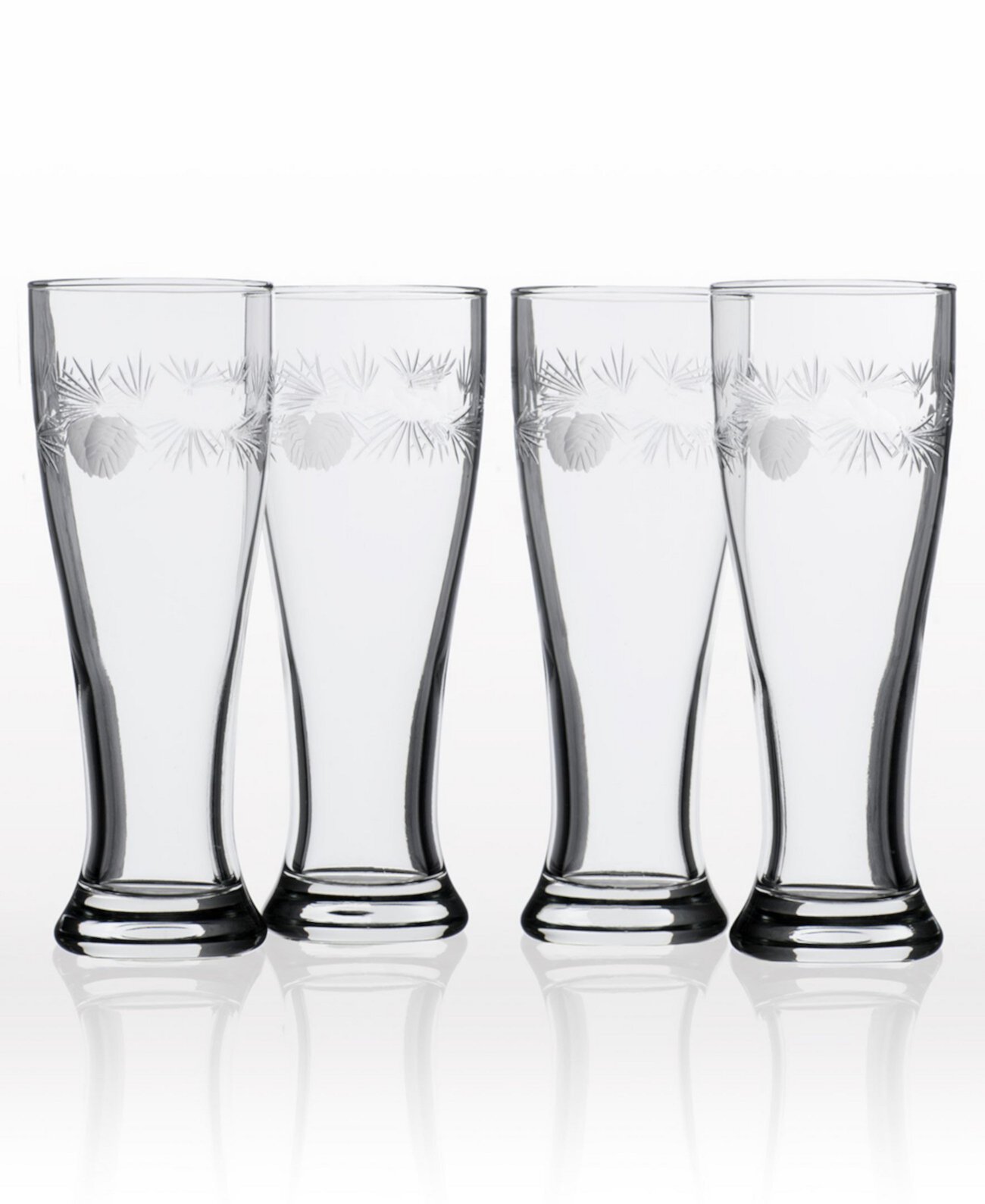 Пиво Icy Pine Pilsner 16 унций - набор из 4 стаканов Rolf Glass