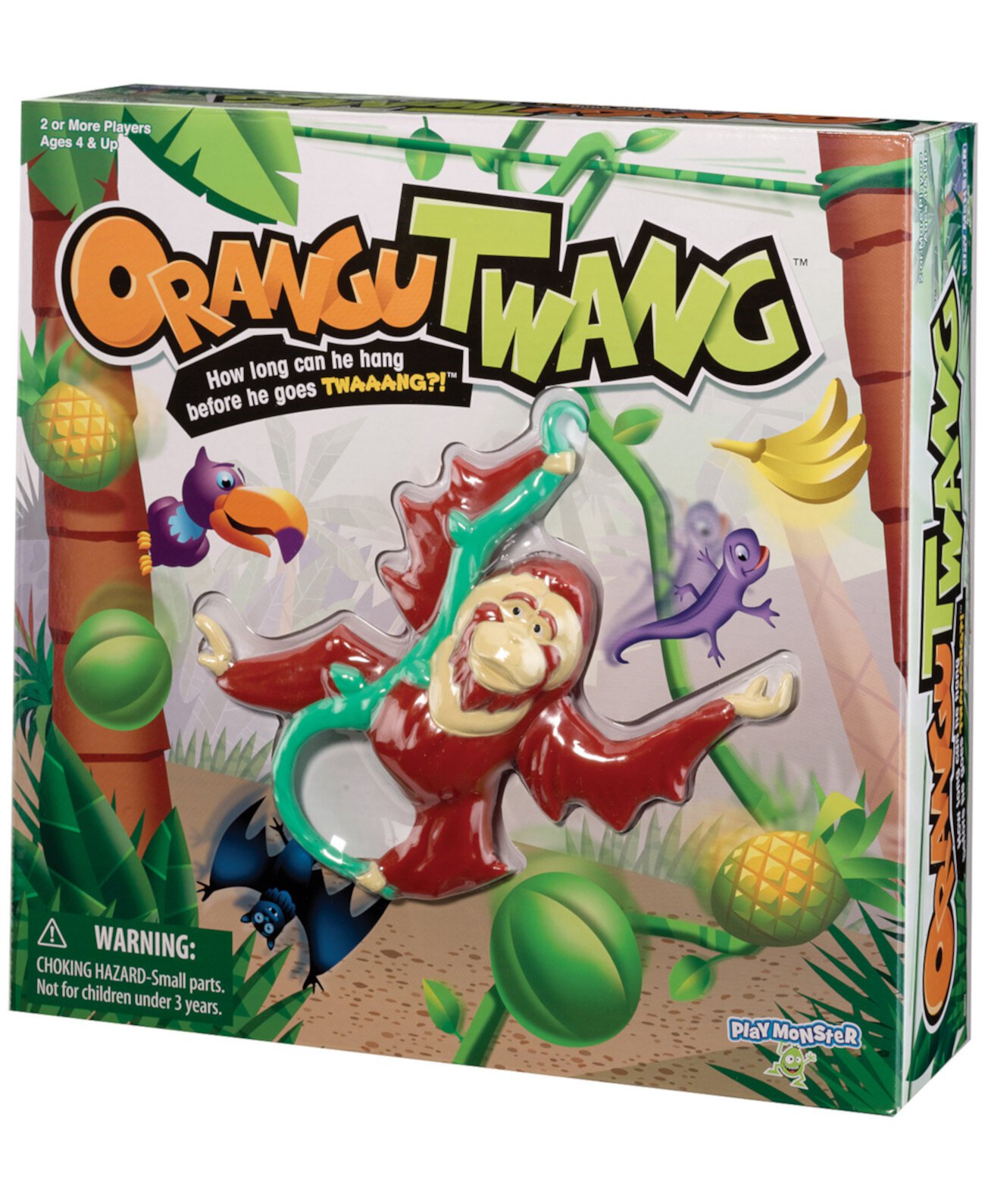 Игра для детей орангутванга - Как долго он сможет висеть, прежде чем пойдет на Твааанг ?! PLAYMONSTER