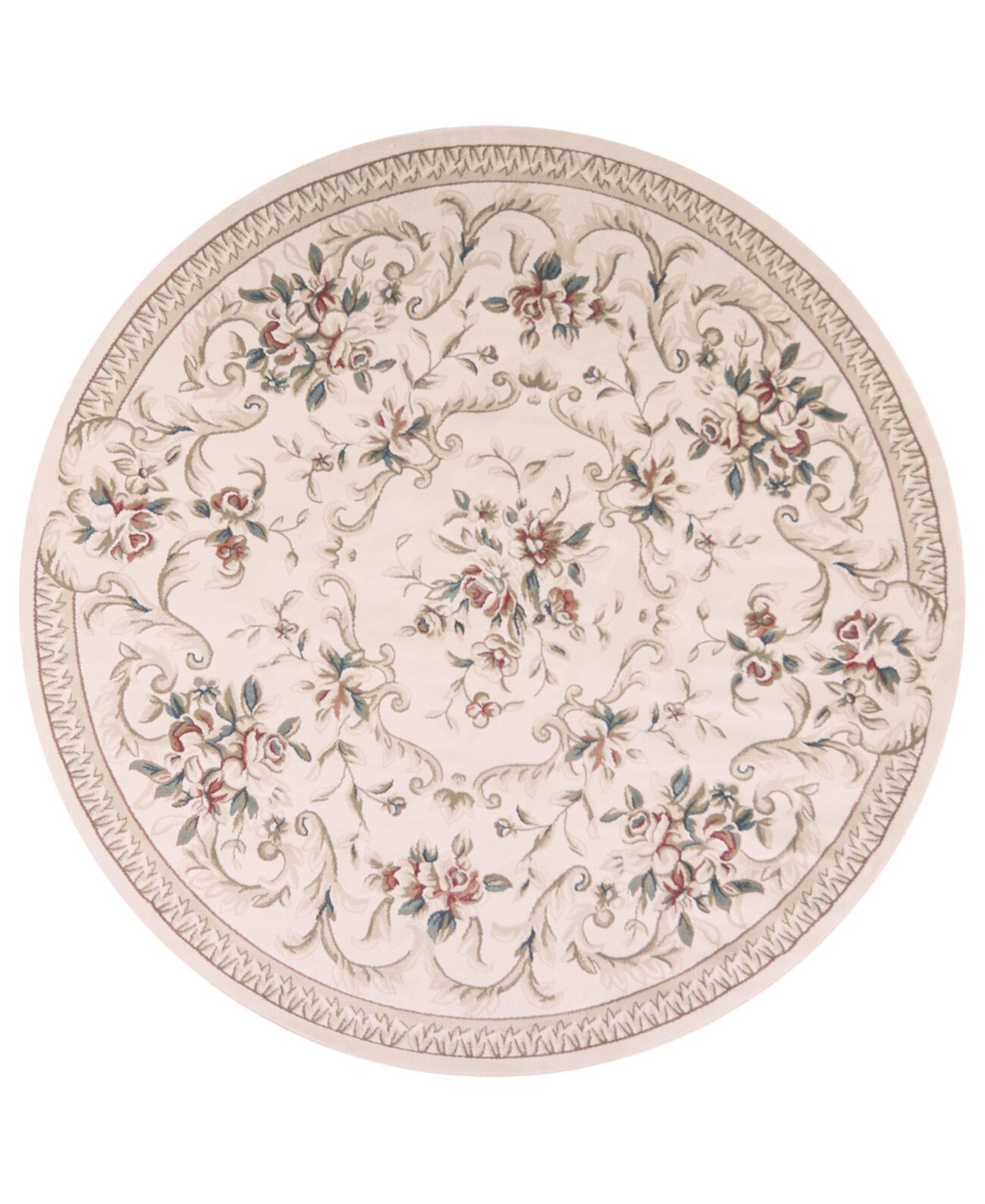 Avalon Aubusson 7'10" Round Area Rug KAS New York