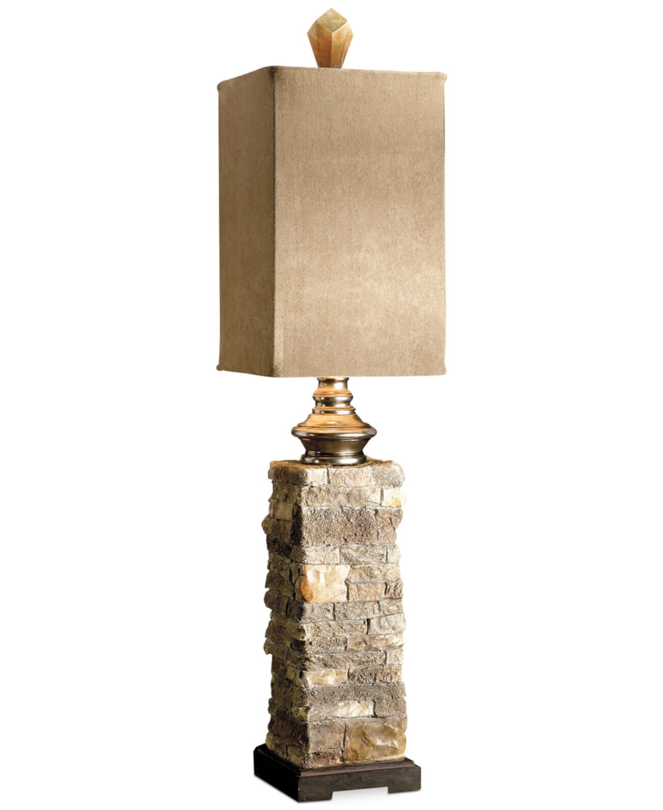 Настольная лампа для буфета из многослойного камня Анд Uttermost