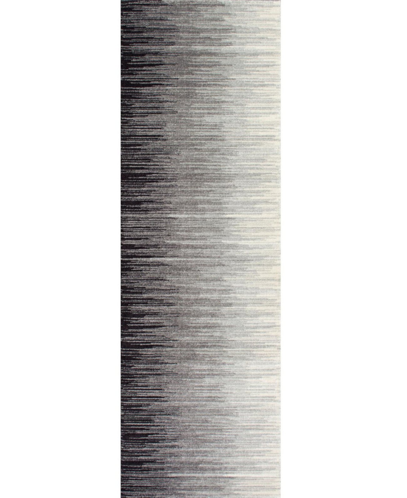 Lexie RZBD15A Черный коврик для беговой дорожки размером 2 х 6 футов NuLOOM