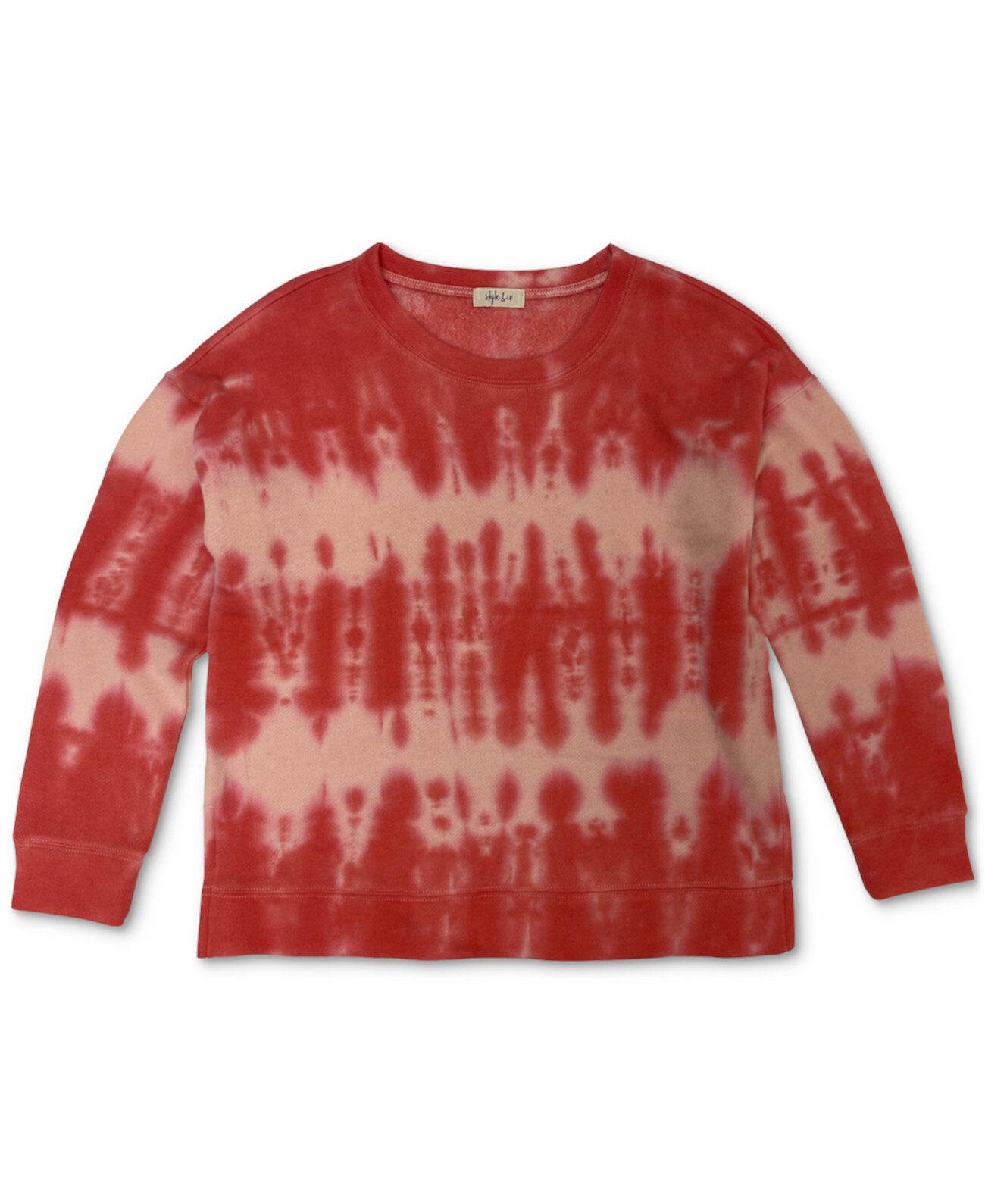 Petite Tie-Dyed Sweatshirt, Created for Macy's Style & Co