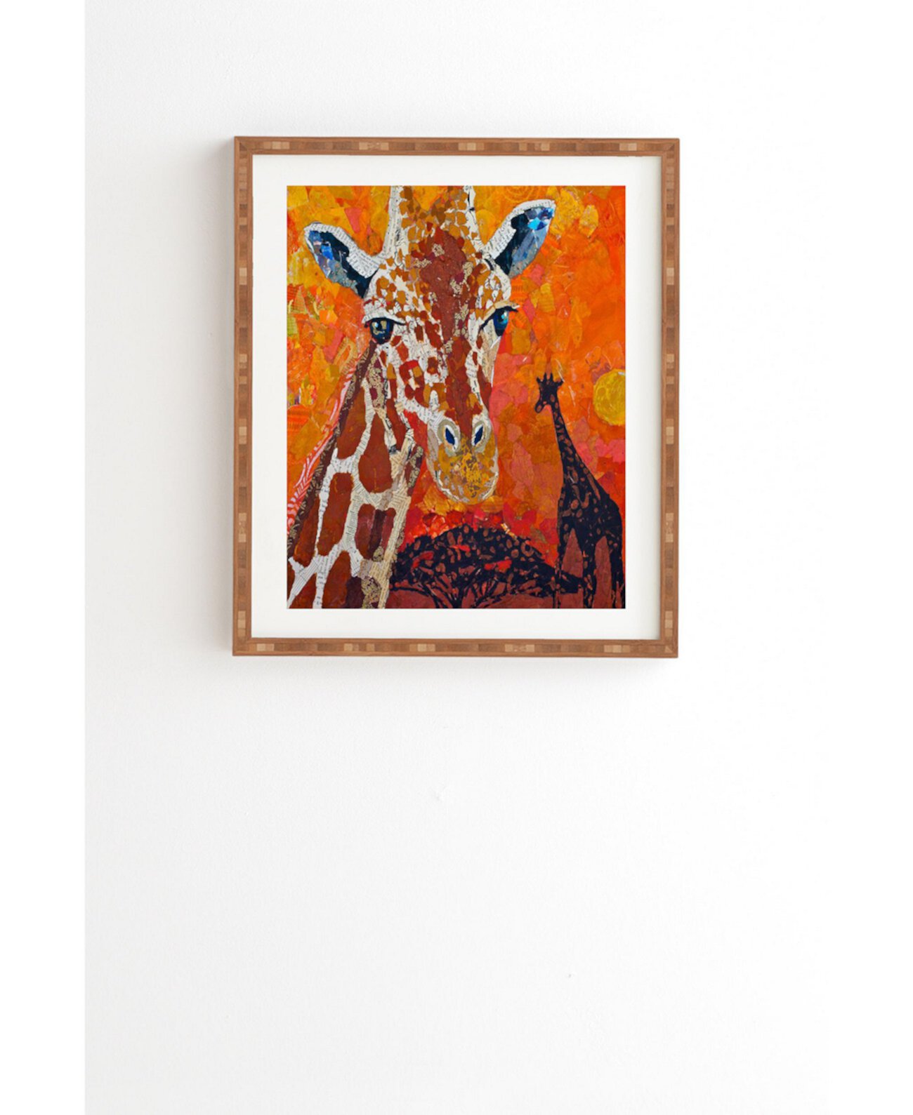 Картины в рамке с жирафами Deny Designs