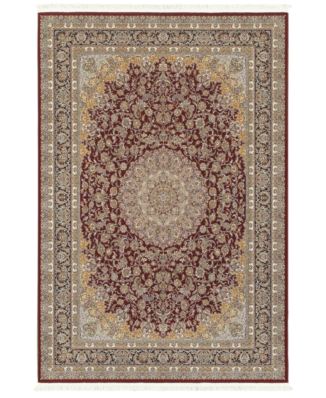 Paragon Medallion Red 3'10" x 5'5" Area Rug JHB Design