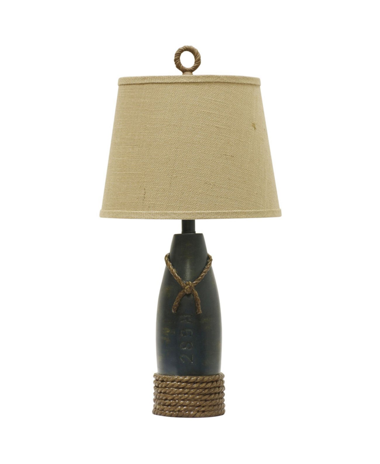 Настольная лампа из холста в твердом переплете StyleCraft Home Collection