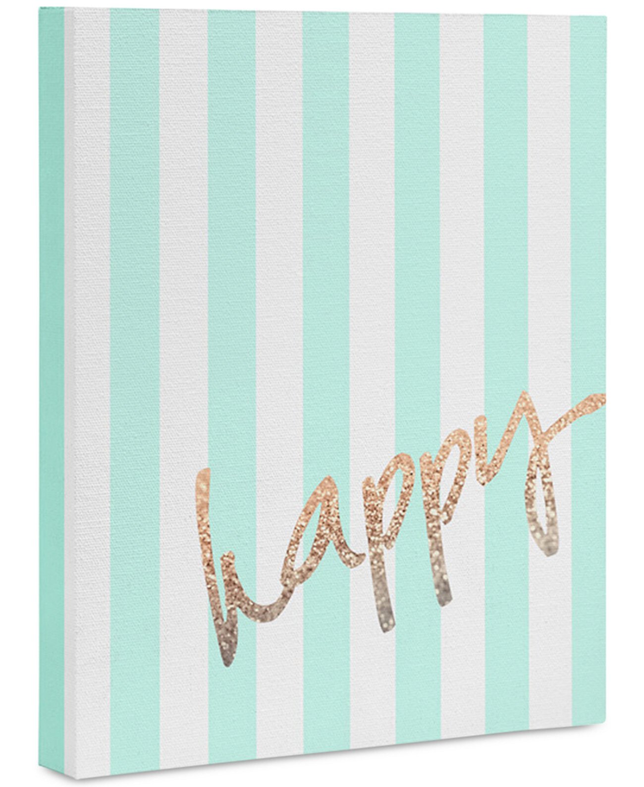 Моника Стригель Pretty Happy Mint Art Canvas 24 x 30 дюймов Deny Designs