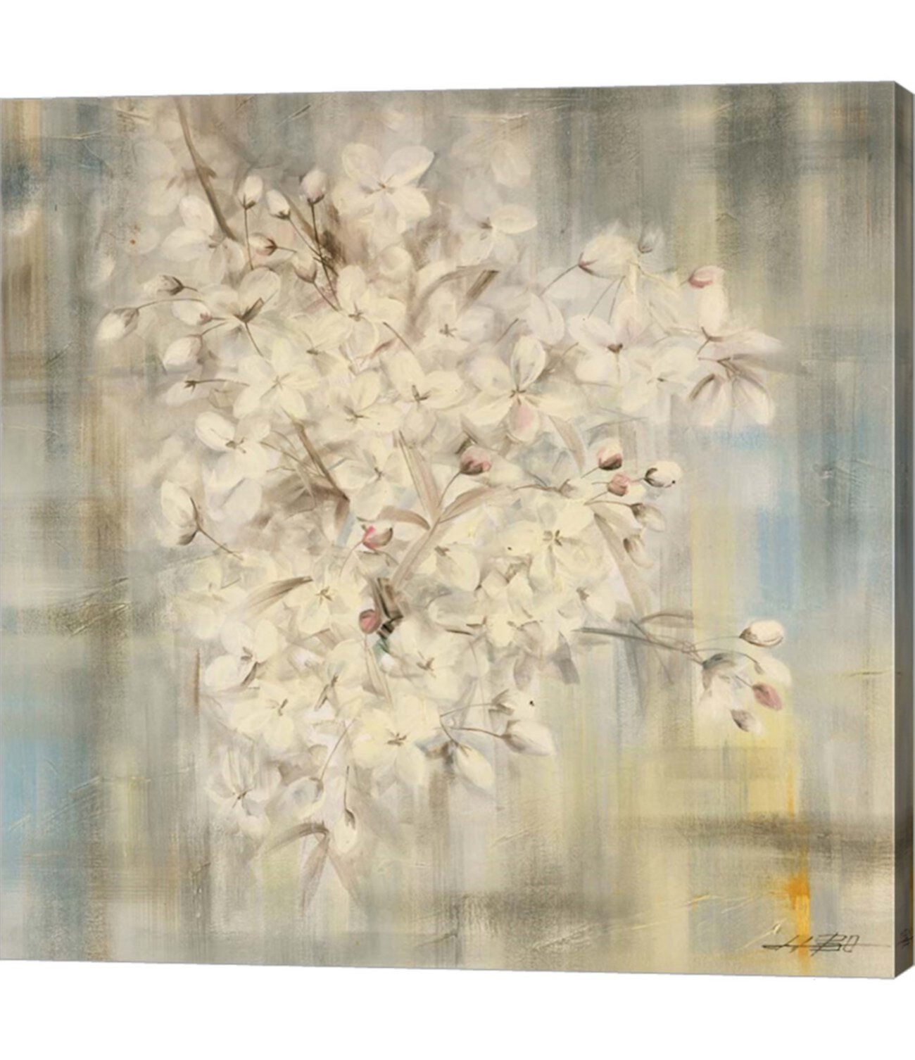 Белый вишневый цвет I от Ли Бо Canvas Art Metaverse