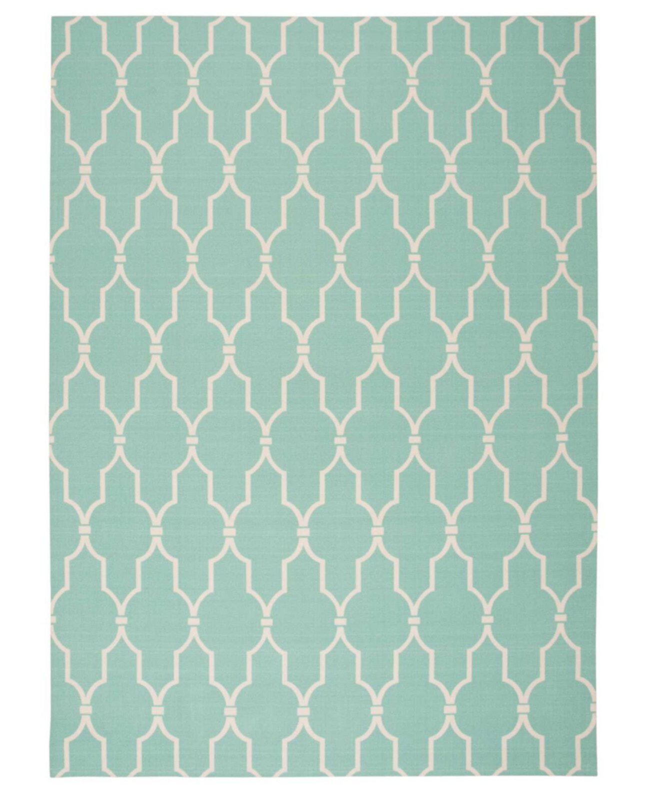 Backyard BAC087 Aqua 7'9" x 10'10" Area Rug Long Street Looms