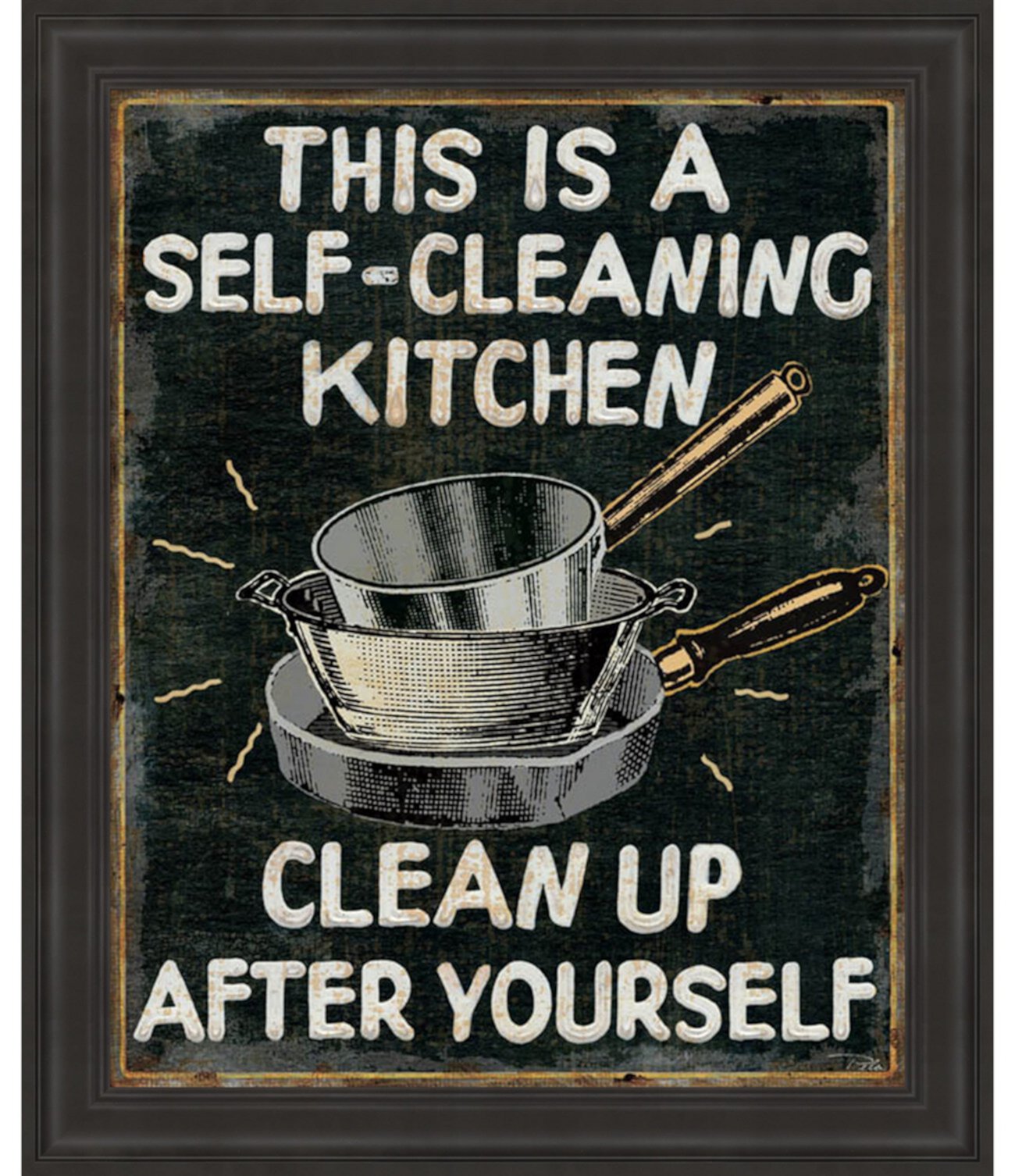 Self clean. Posters Kitchen jpg. Clean up the dishes after yourself Cafe. Let the Shogun clean the Kitchen for you 🧹 CN.