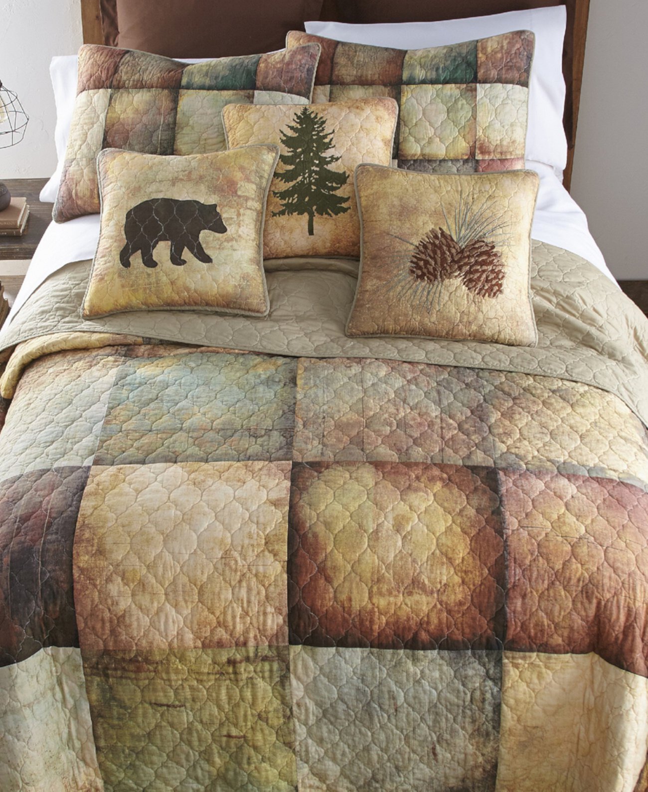 Коллекция деревянных лоскутных одеял, аксессуары American Heritage Textiles
