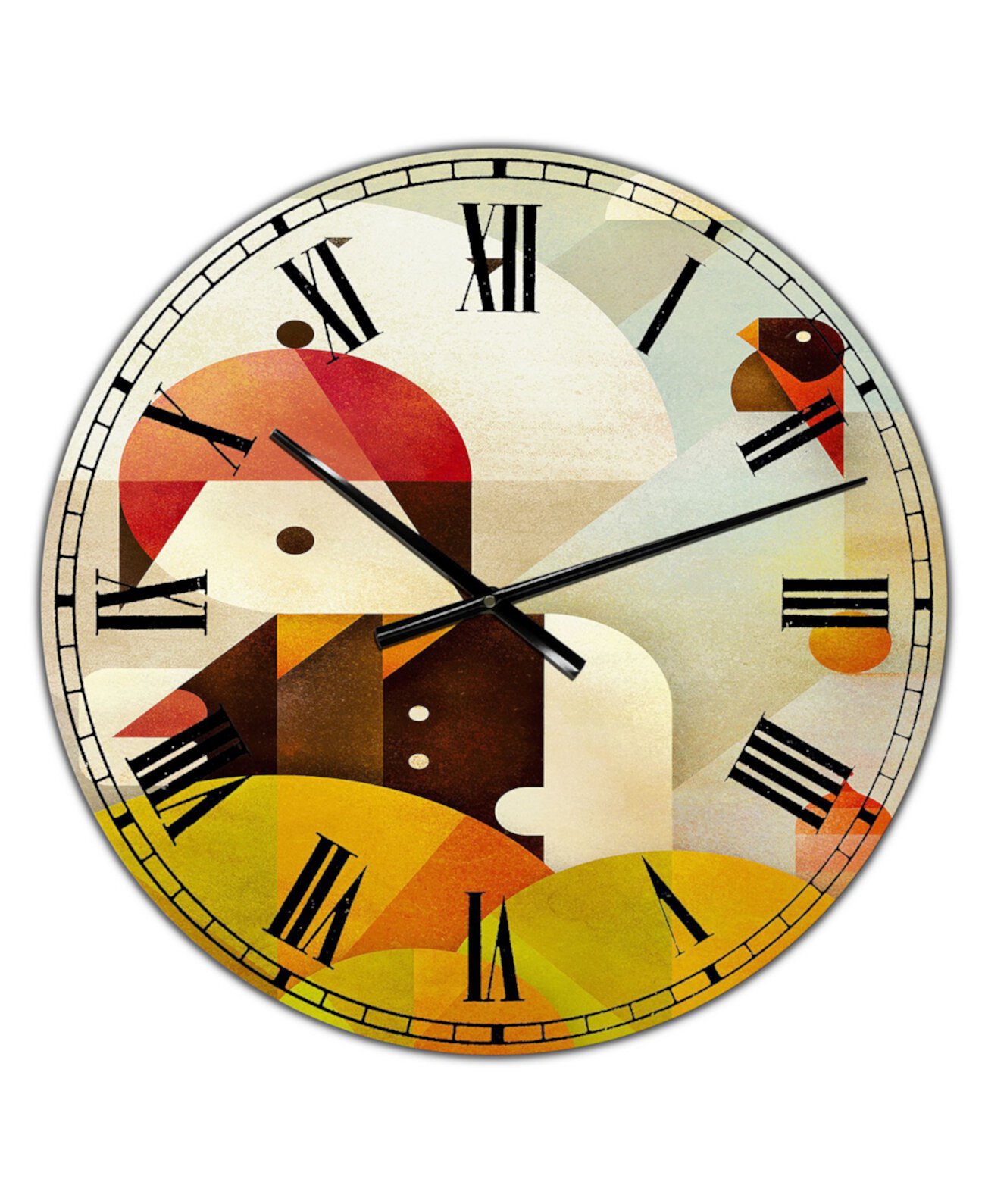 Часы 36 см. Настенные часы Mid Century. Часы оранжевые настольные. Серединка в часы. Часы половина второго.