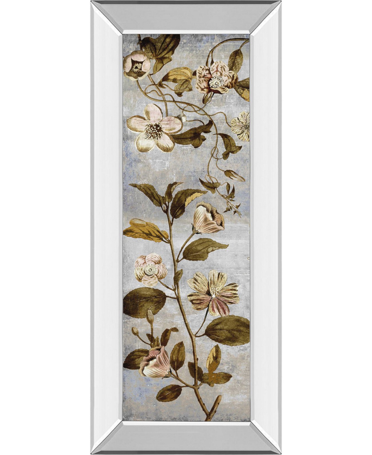 Панно «Романтика I» от Эммы Хилл, настенное искусство с принтом в зеркальной раме, 18 "x 42" Classy Art