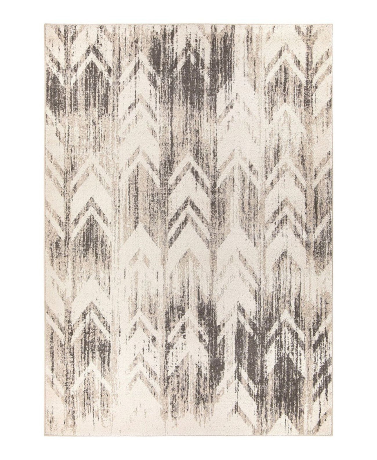 Illusions Kenyon Neutral 5'3" x 7'6" Area Rug Orian Rugs