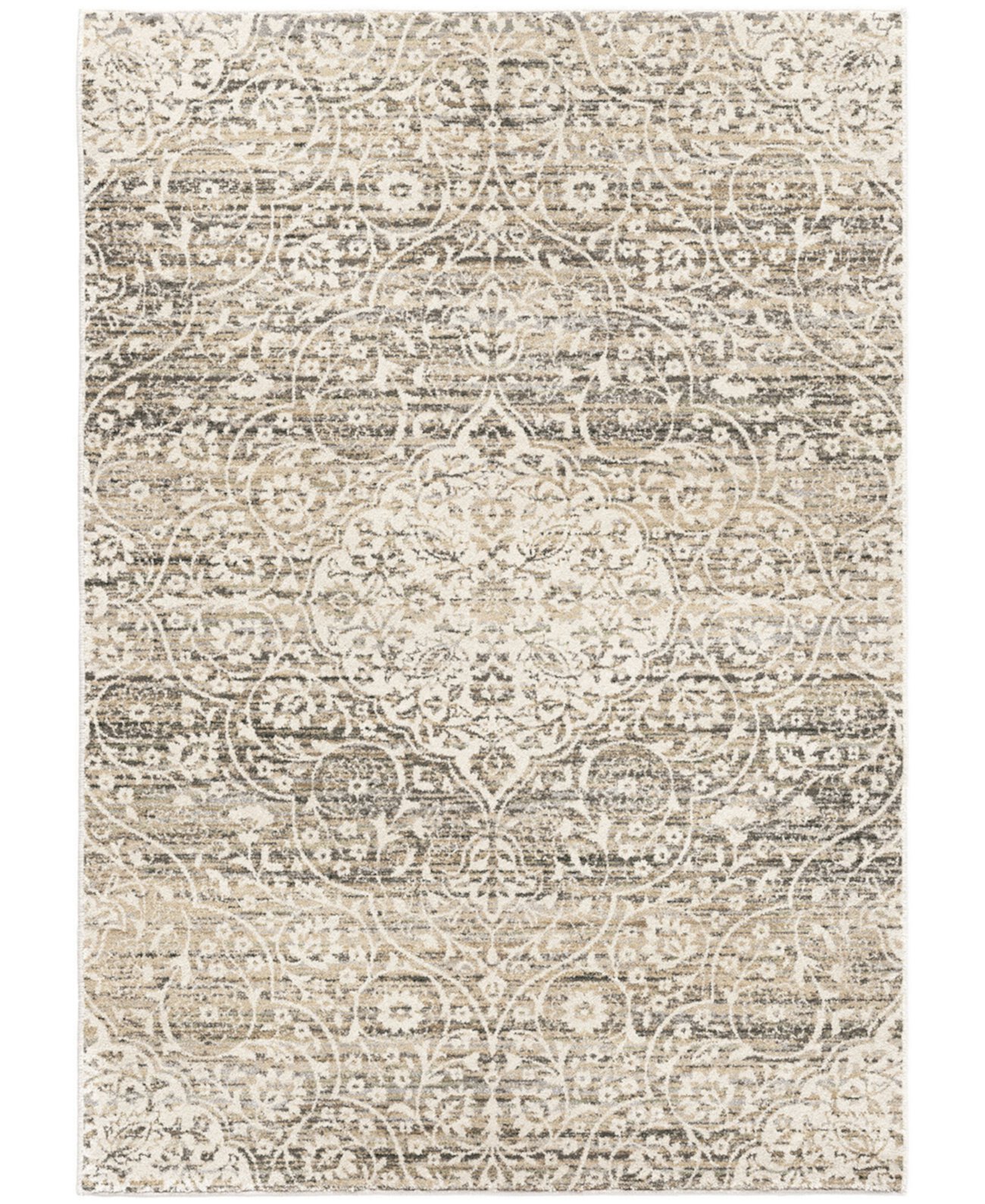 Riverstone Center Kirman Multi 5'3" x 7'6" Area Rug Orian Rugs