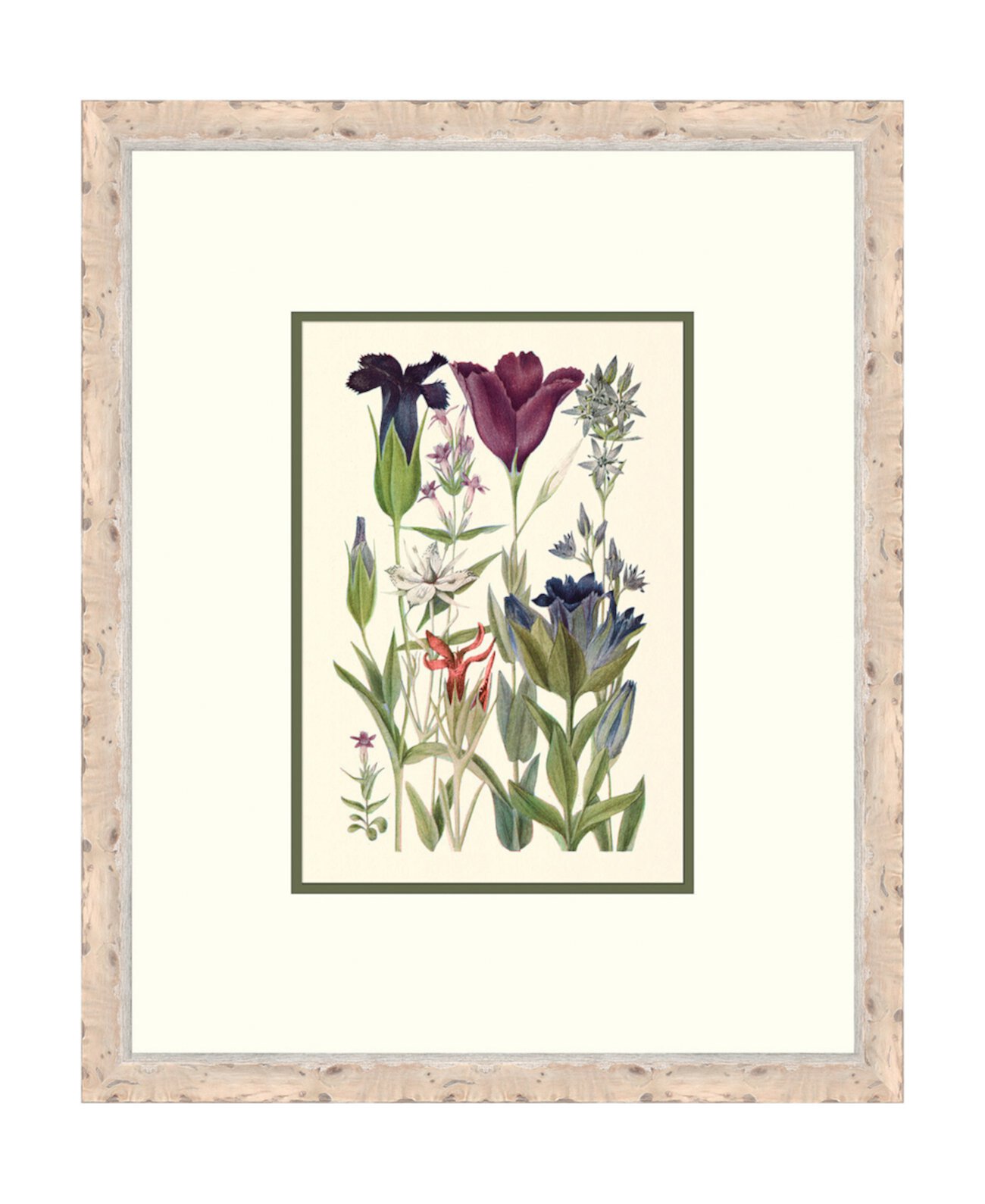 Картины из жикле в рамке "Cottage Flowers III" - 21 "x 25" x 2 " Melissa Van Hise