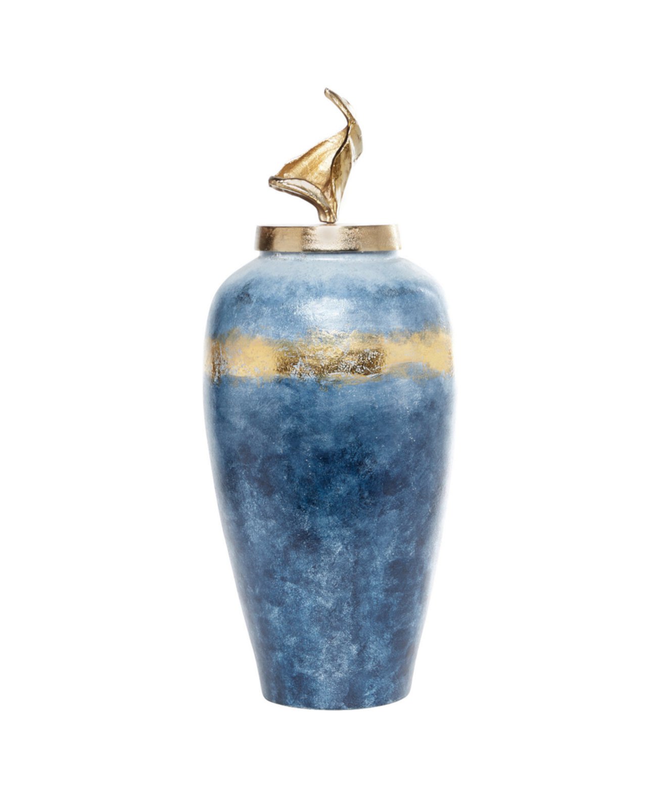 Коллекция Многоцветная стеклянная прибрежная декоративная ваза, 27 x 11 x 11 Venus Williams