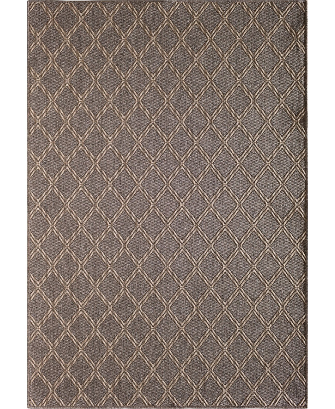 Коврик Palermo Diamond коричневый 200x290 см для использования на улице Portland Textiles