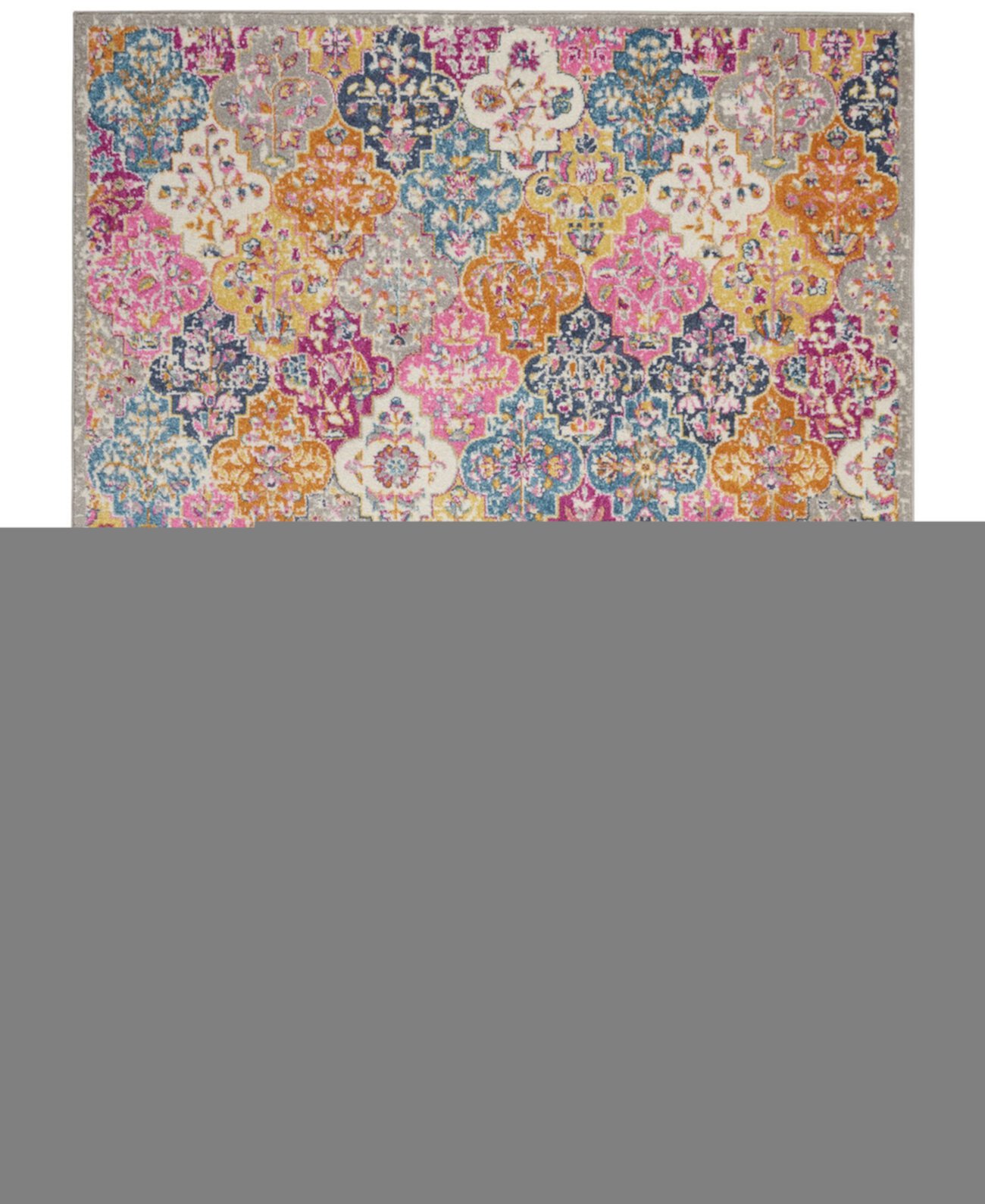 Zeal ZEA21 Multi 5'3" x 7'3" Area Rug Long Street Looms