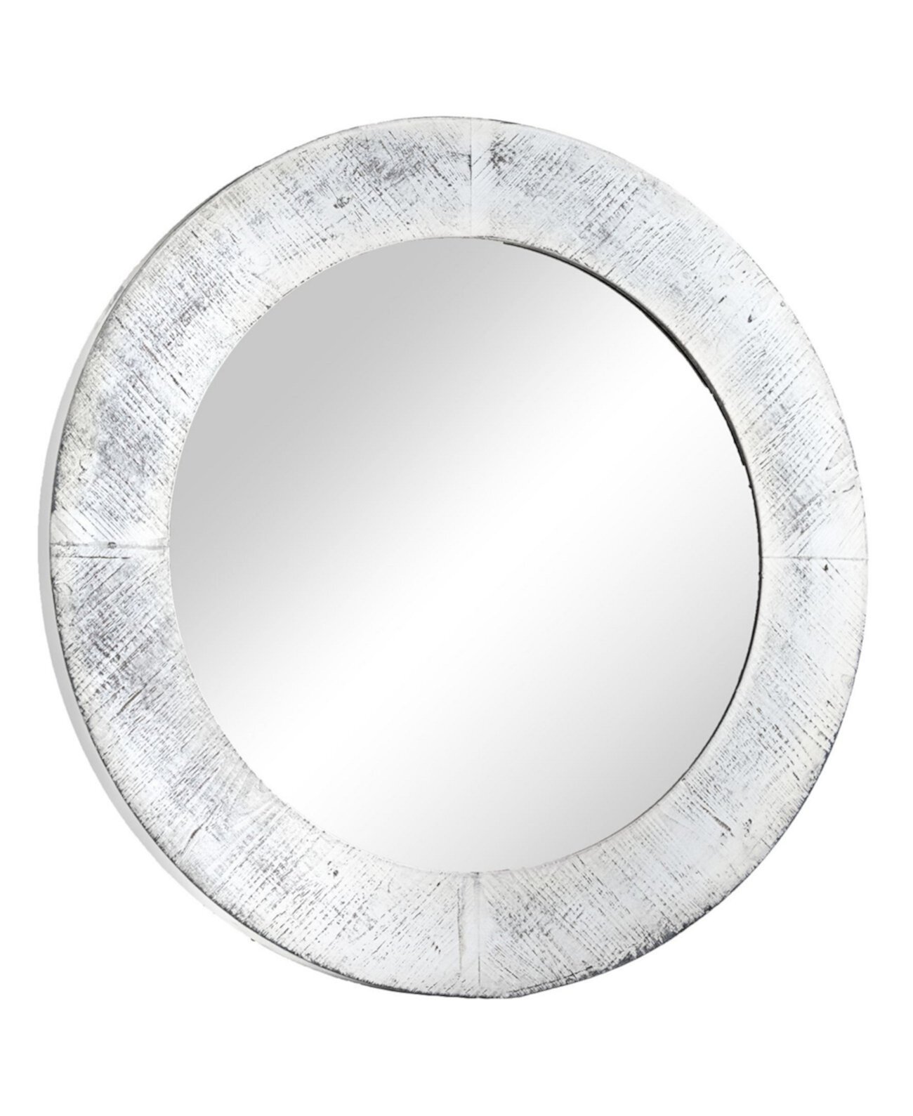 Американский художественный декор, круглое настенное зеркало в деревянной рамке Crystal Art Gallery