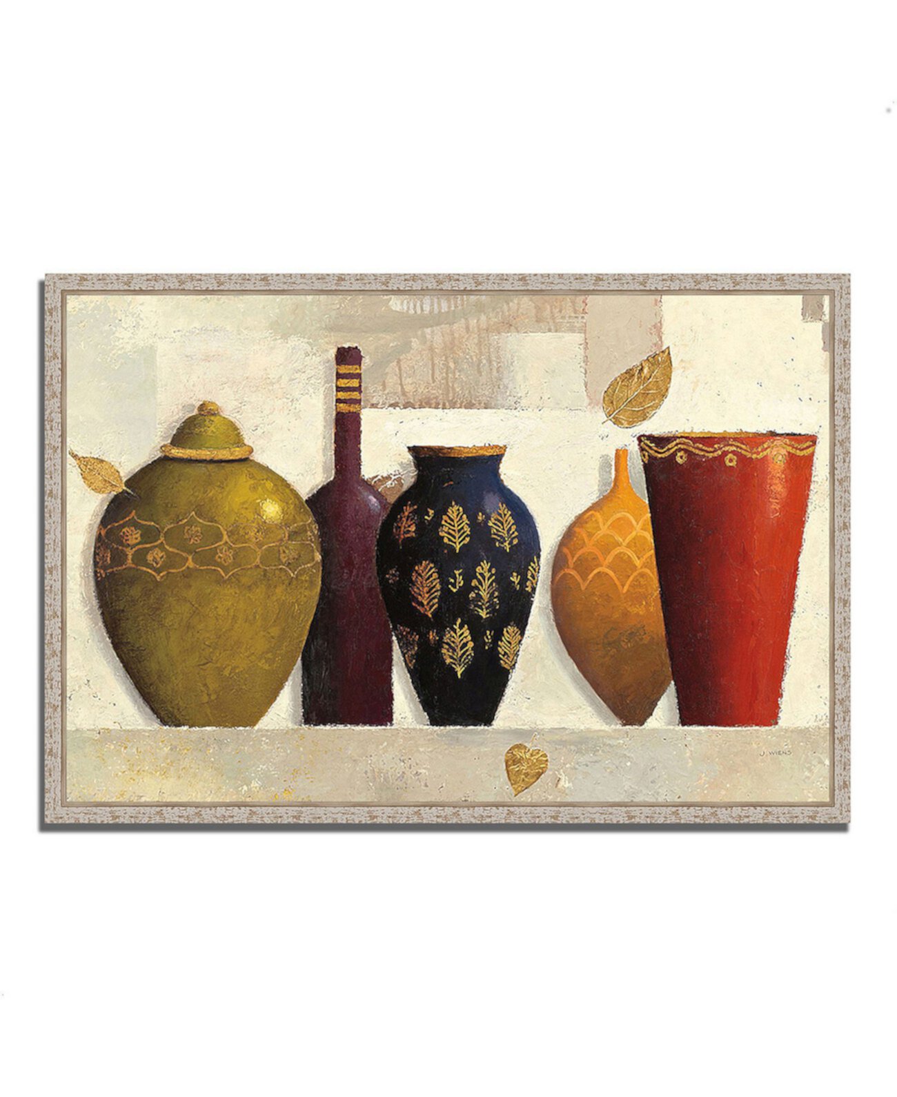 Драгоценные сосуды от Джеймса Винса, принт Жикле изобразительного искусства на холсте с пленкой Gallery, 32 "x 22" Tangletown Fine Art