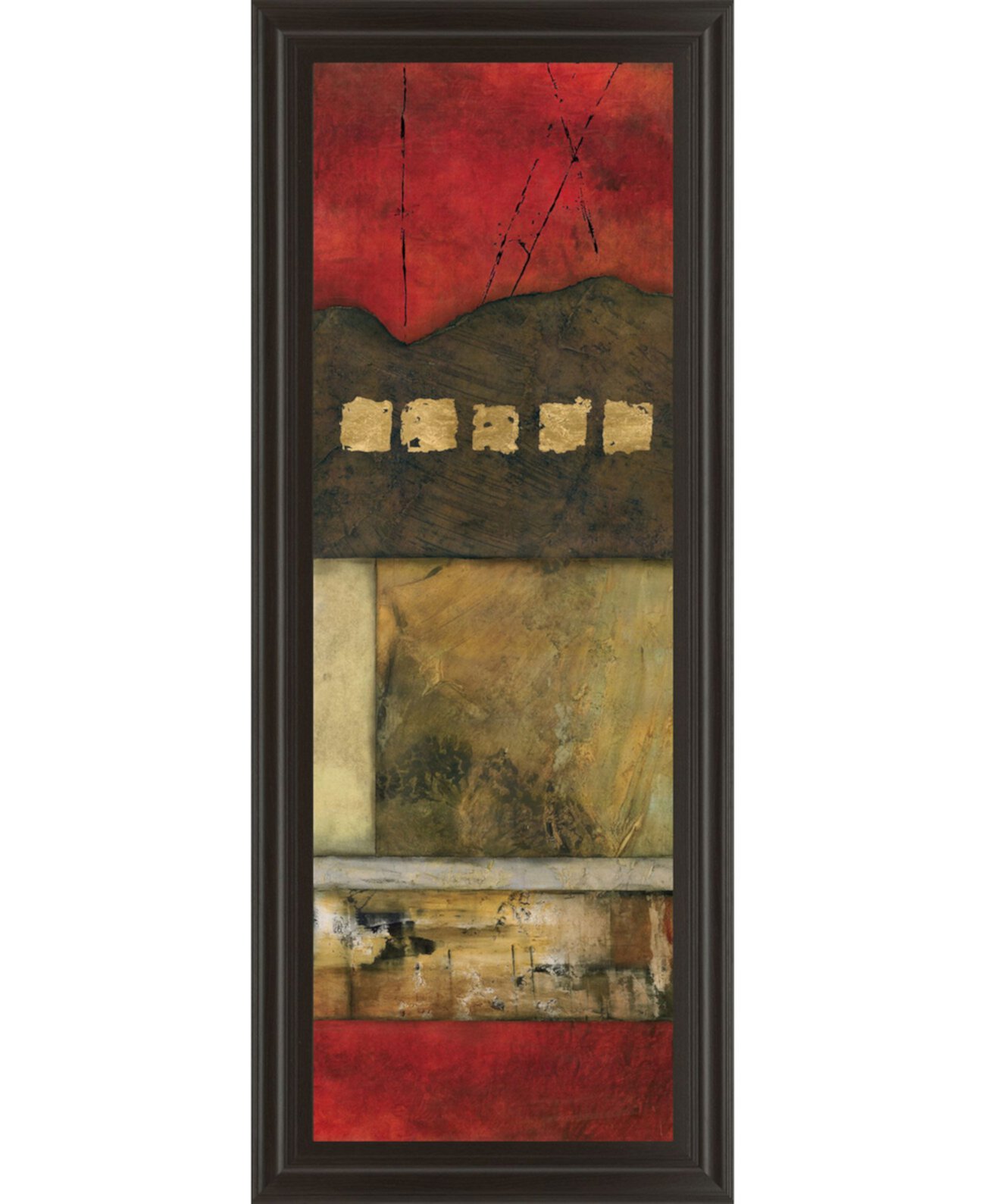 Tupelo Honey I от Норма Олсона Настенная живопись с принтом в рамке - 18 "x 42" Classy Art