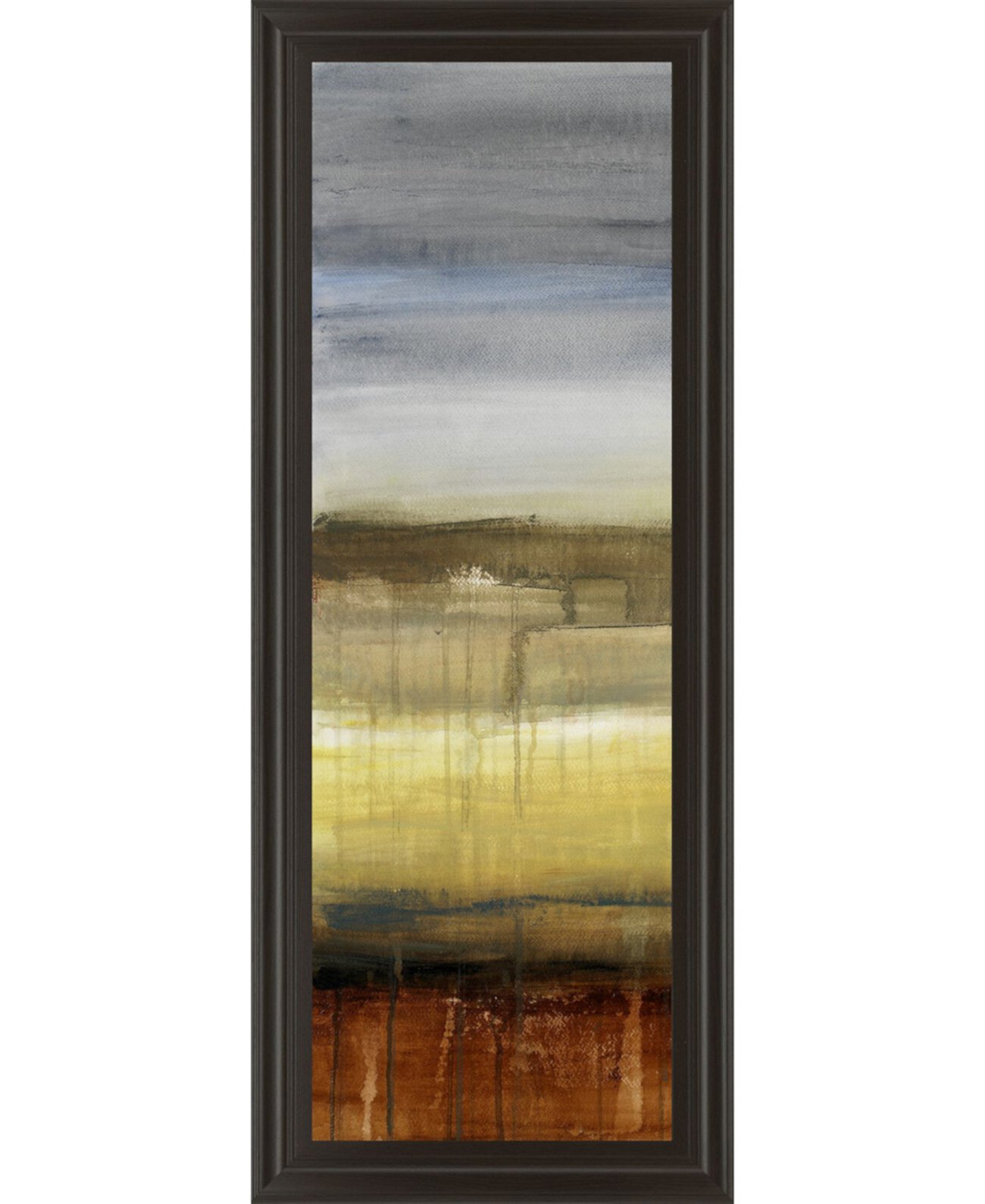 Картина на стене с принтом Summer Rain II от Лэни Лорет в рамке - 18 x 42 дюйма Classy Art