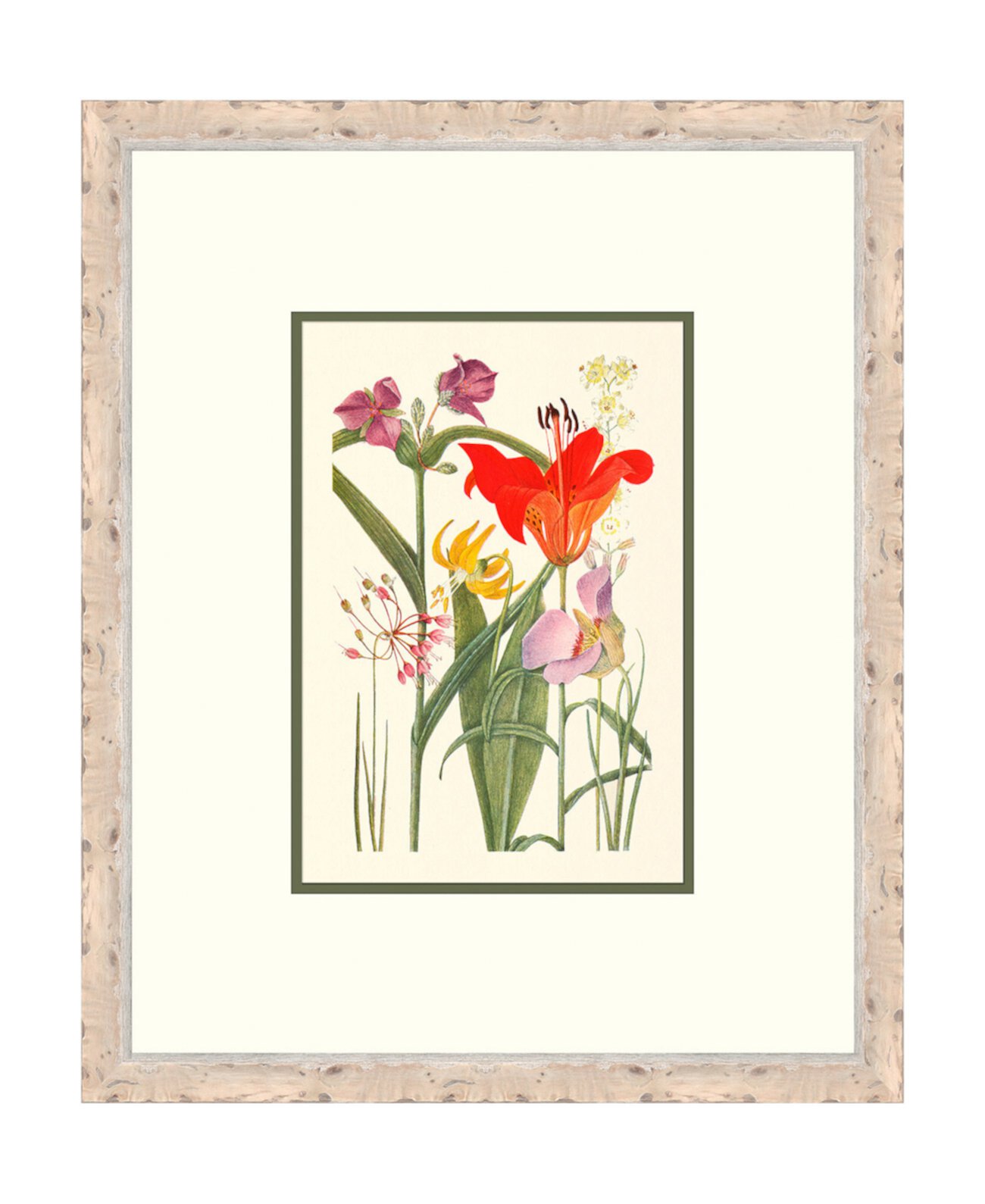 Картины из жикле в V-образной рамке "Коттеджные цветы" - 21 "x 25" x 2 " Melissa Van Hise