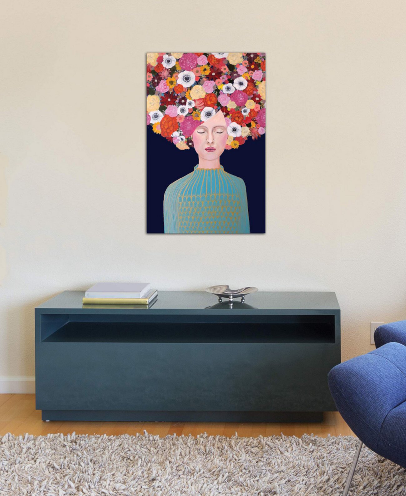 Картина "Селеста" Сильви Демерс на холсте в упаковке (26 x 18 x 0,75) ICanvas