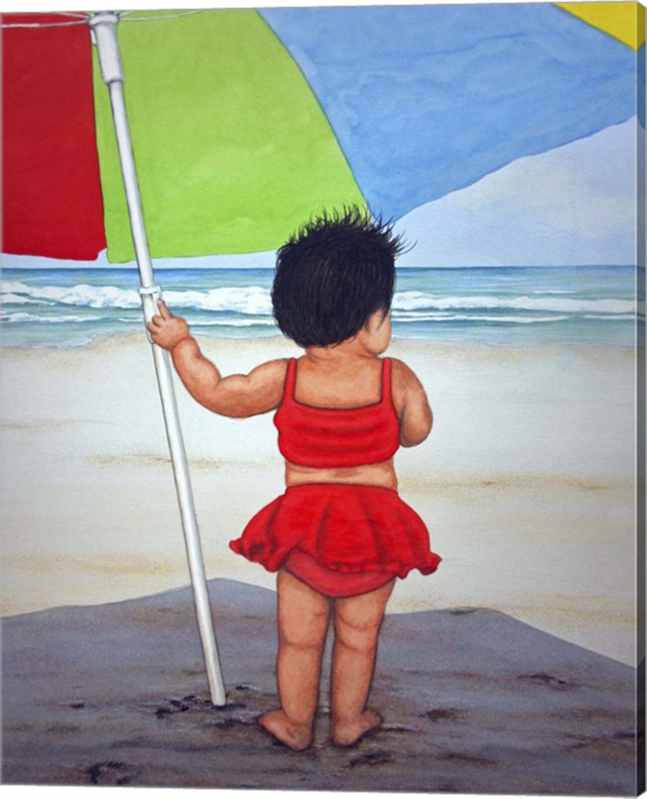Beach Baby K - картины на холсте Патрика Салливана Metaverse