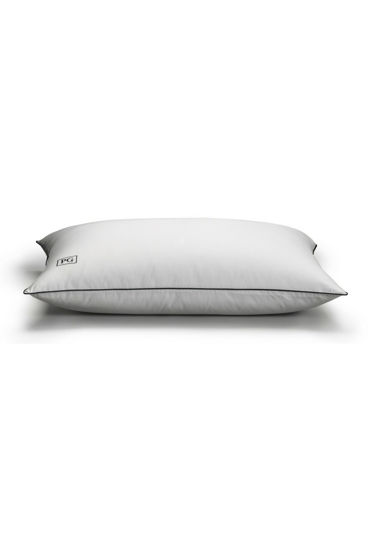 Мягкая подушка для сна на пуху King White, сертифицированная RDS — темно-синий/белый Pillow Guy
